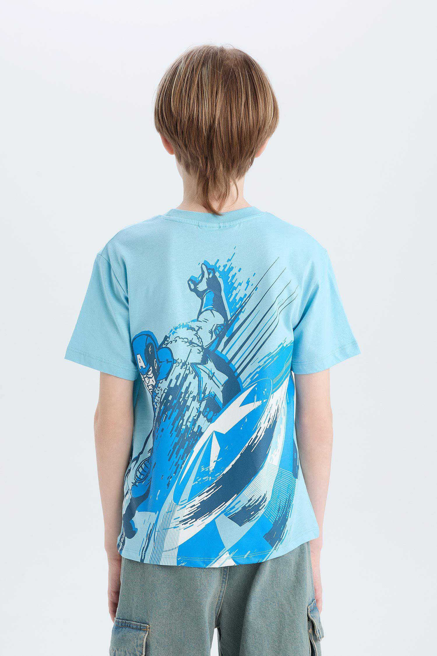 Футболка с круглым вырезом и лицензией Marvel Avengers для мальчиков