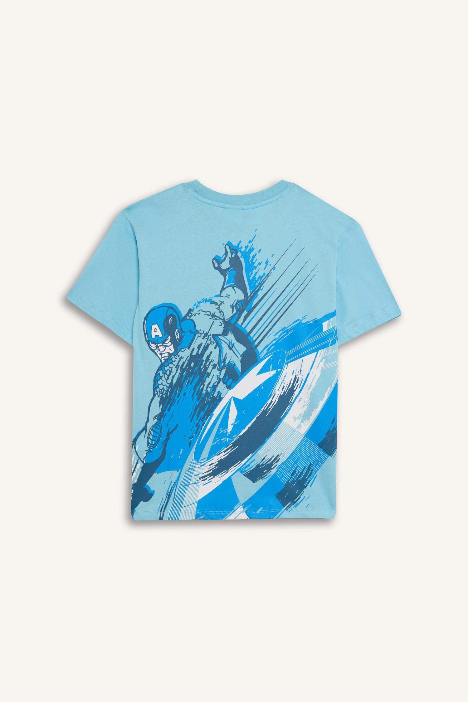 Футболка с круглым вырезом и лицензией Marvel Avengers для мальчиков