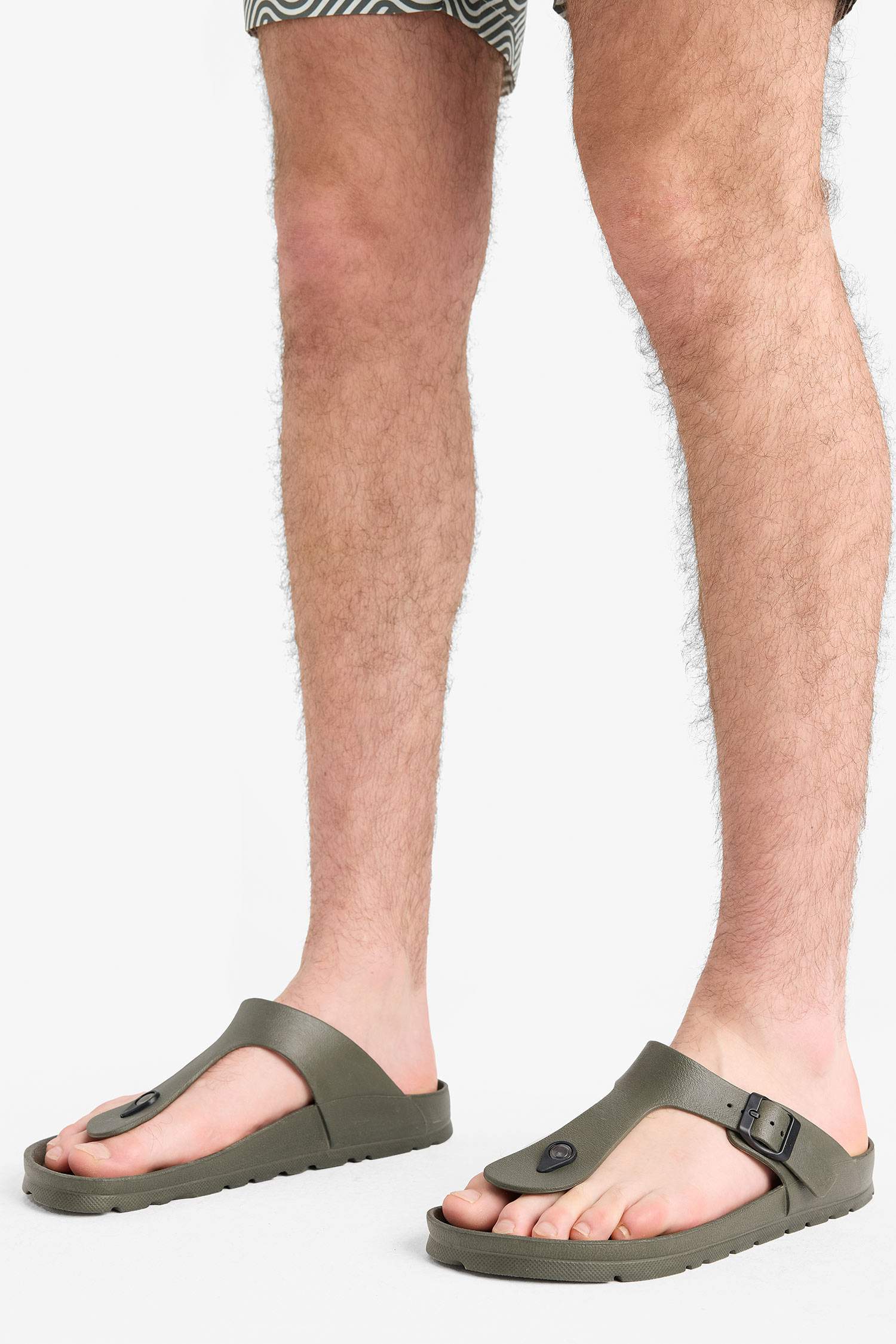 Man Flat Sole Eva Flip Flop Slippers