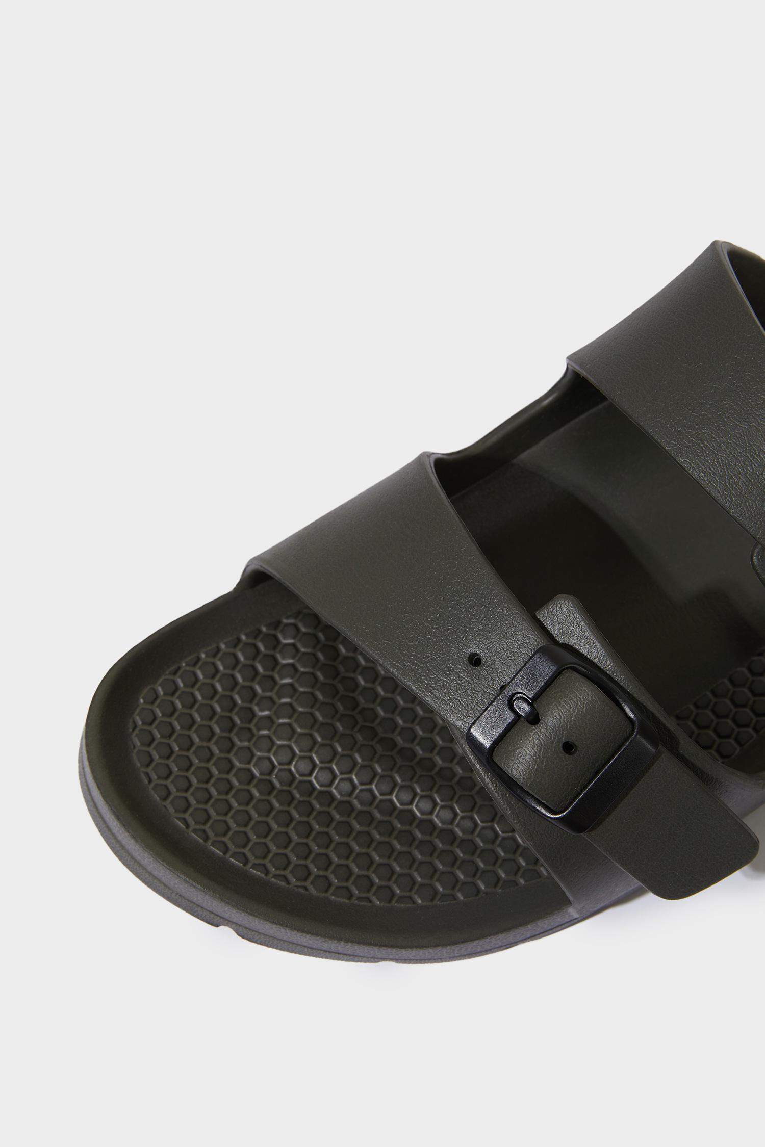 شبشب رجالي إيفا بكعب مسطح بشريط مزدوج