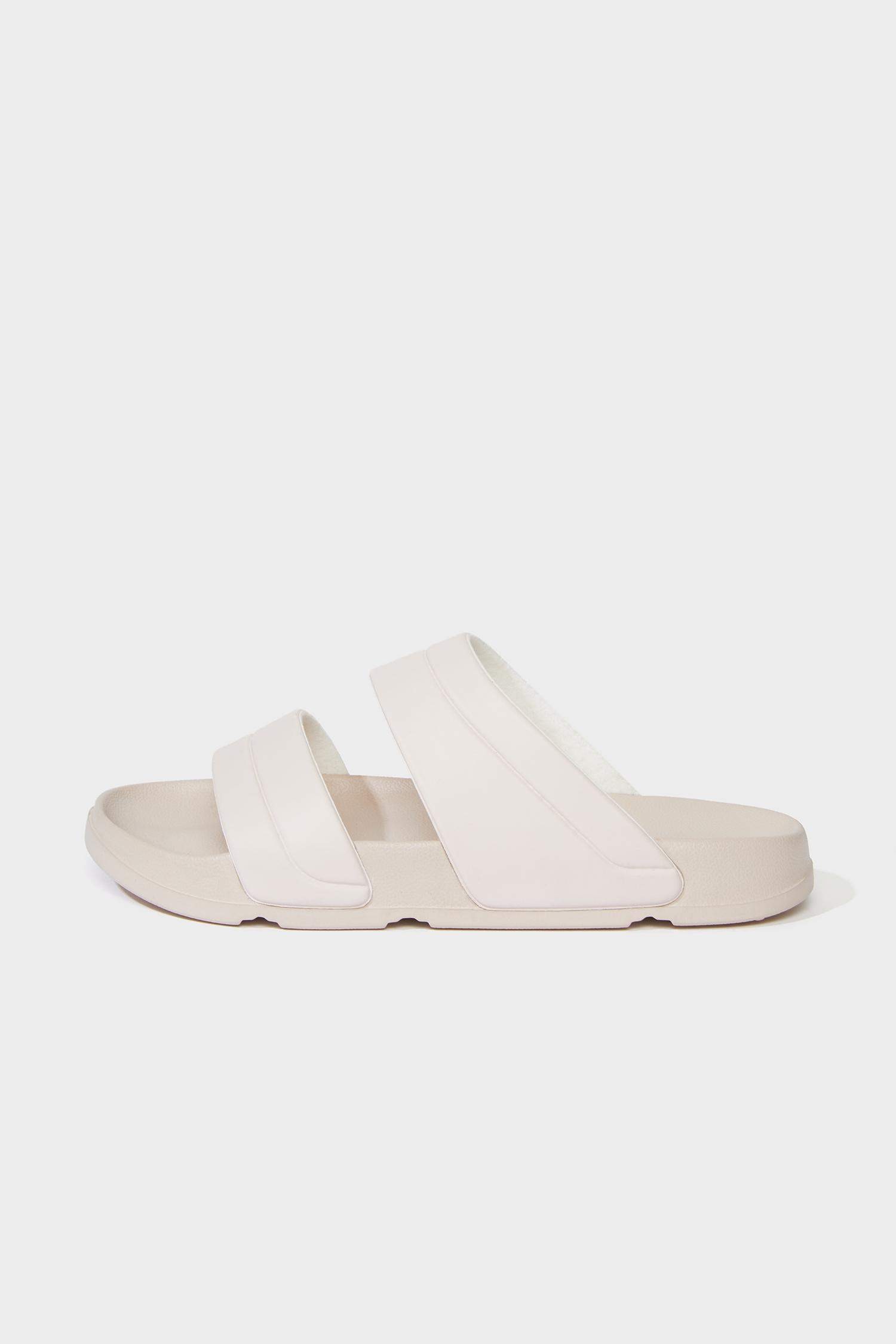 Woman Flat Sole Double Strap Eva Slippers