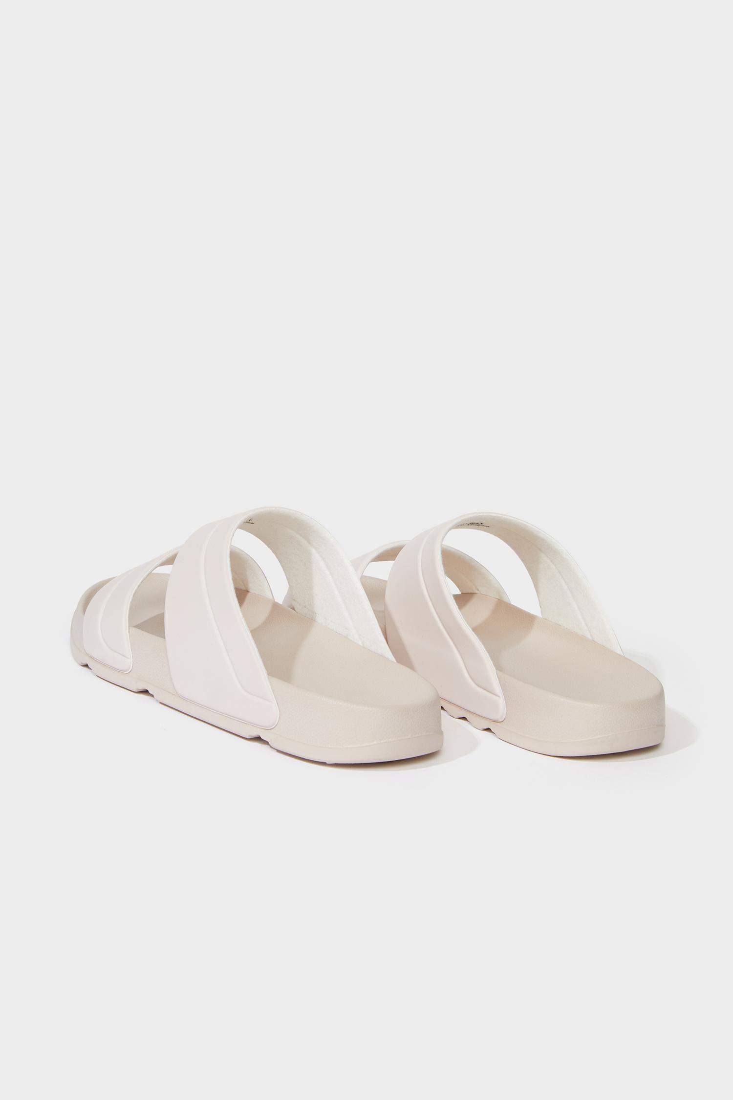 Woman Flat Sole Double Strap Eva Slippers