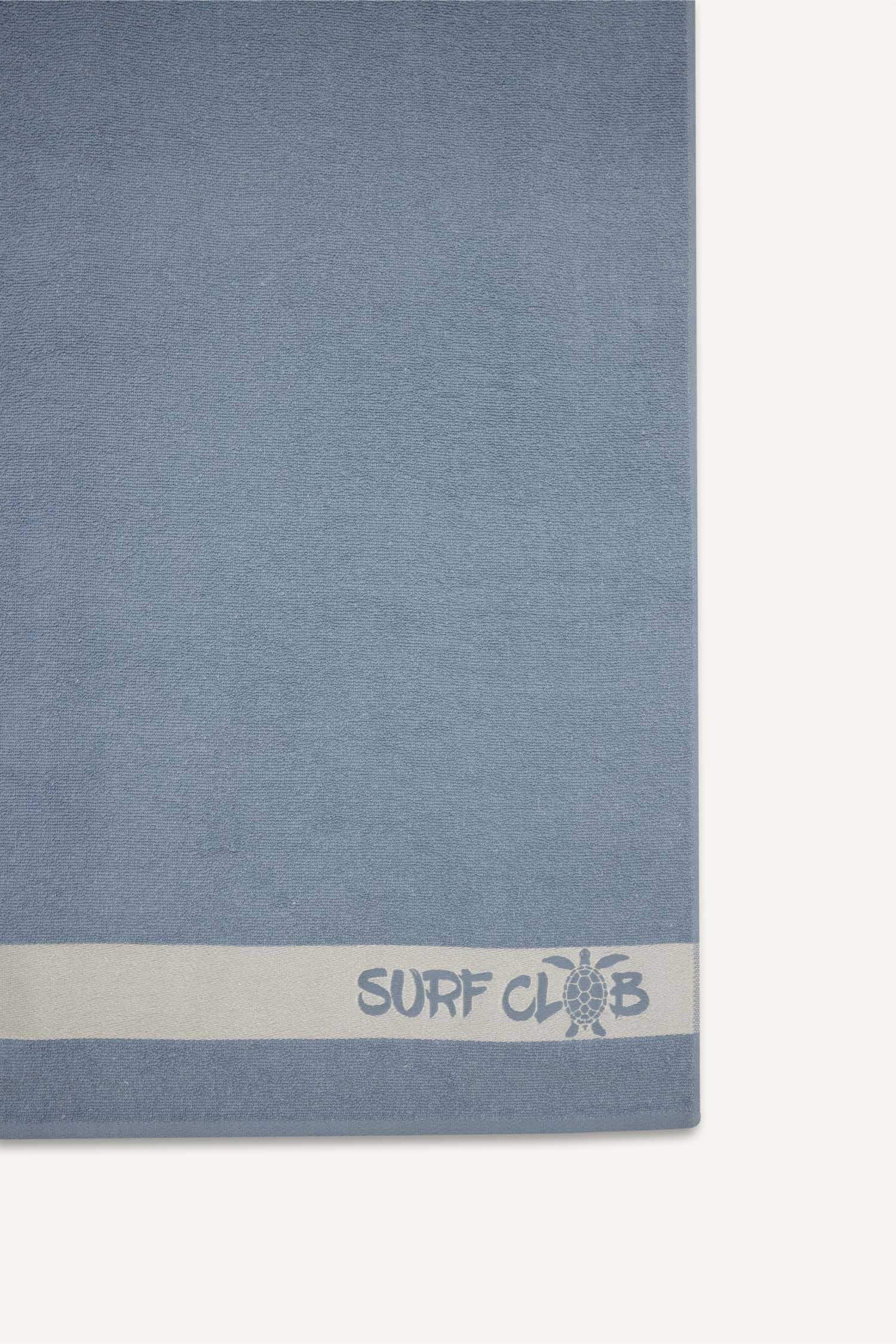 Boy Slogan Printed Cotton Beach Towel