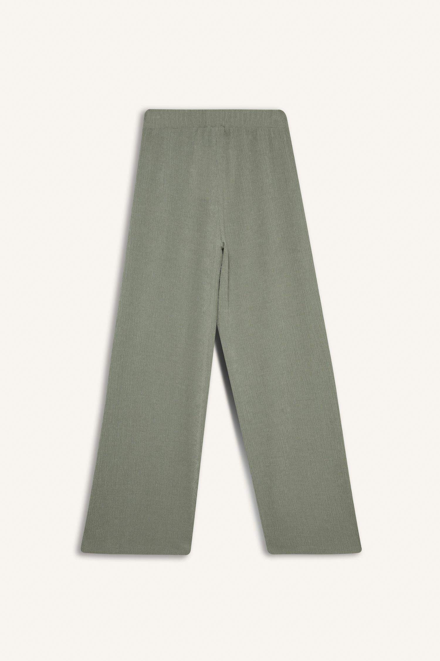 Wide Leg Geniş Bol Paça Bürümcük Pantolon