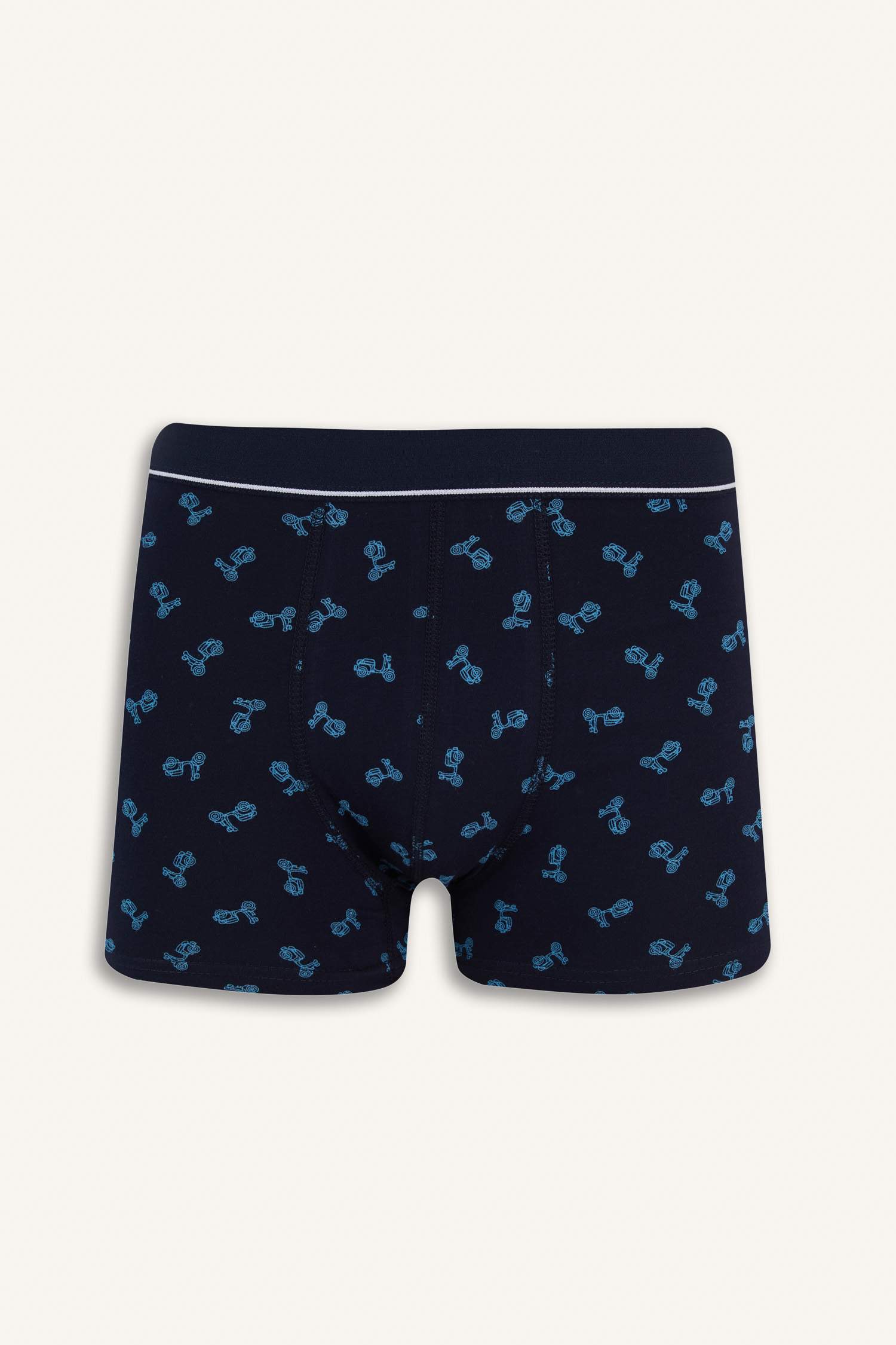 Regular Fit Patterned 3 Piece Boxers