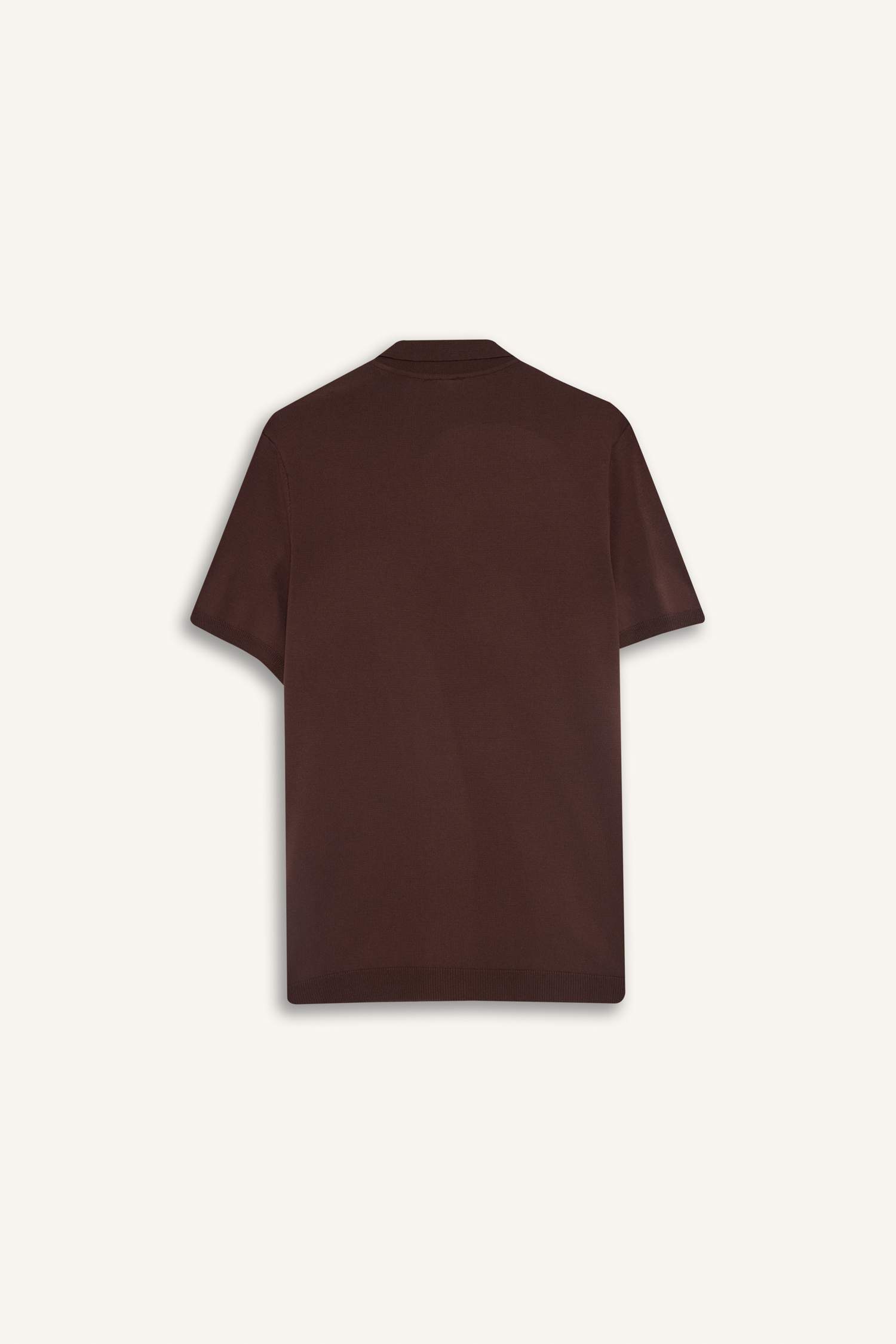 Standart Fit Polo Yaka Kısa Kollu Triko Tişört