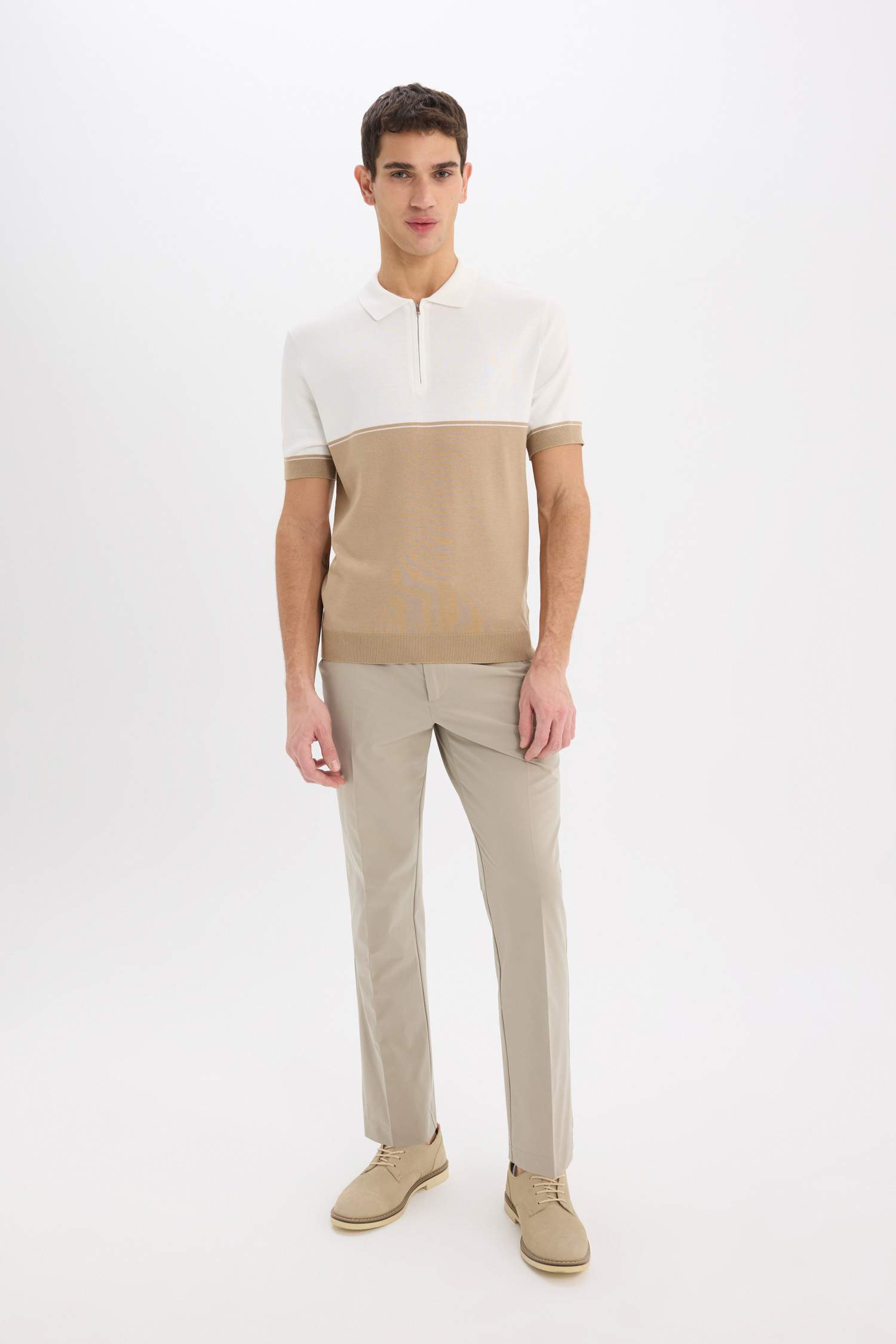 تيشيرت بولو تريكو نص ردن قصة عادية