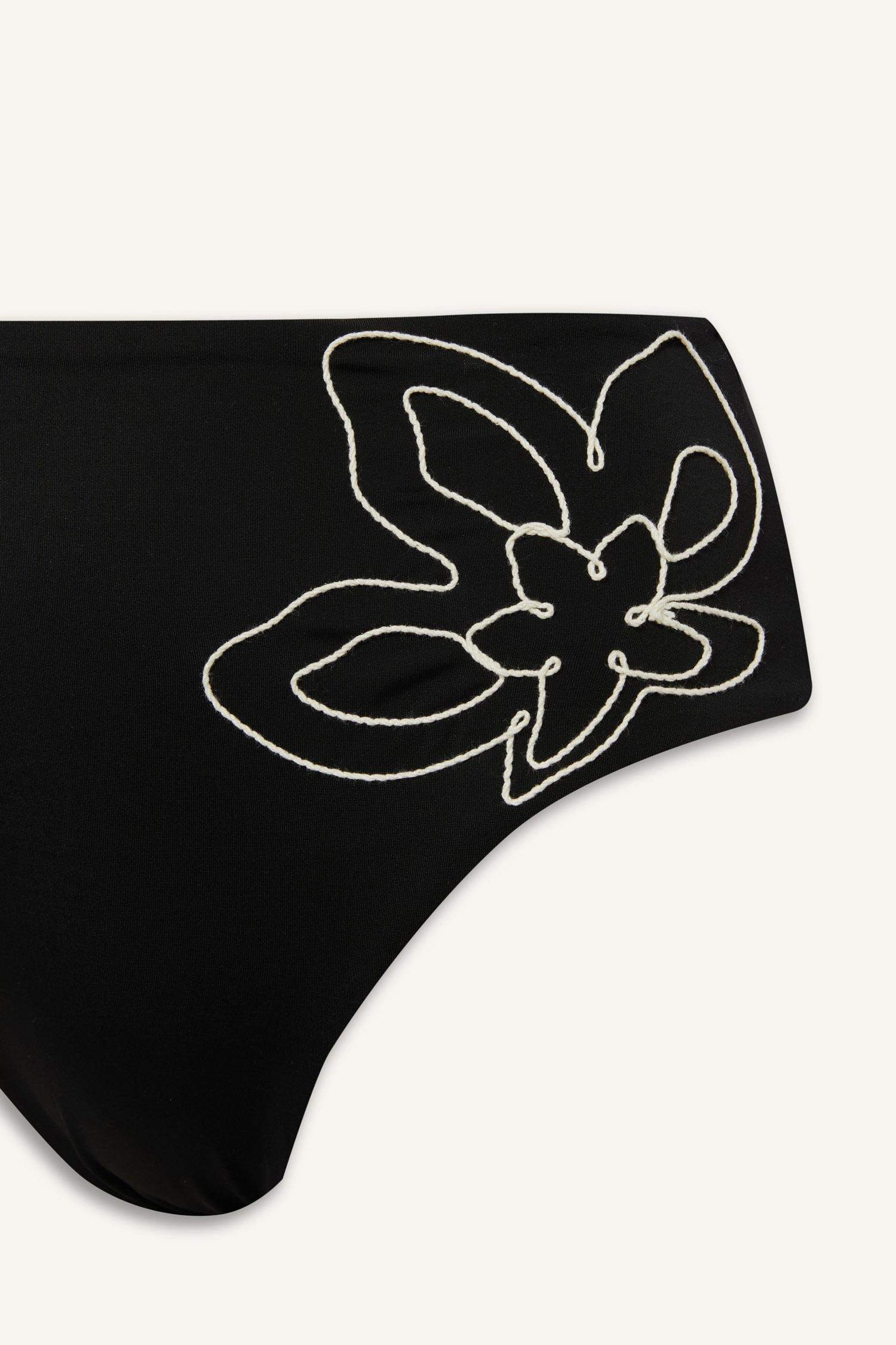 Regular Fit Nakışlı Bikini Altı-Fall in Love