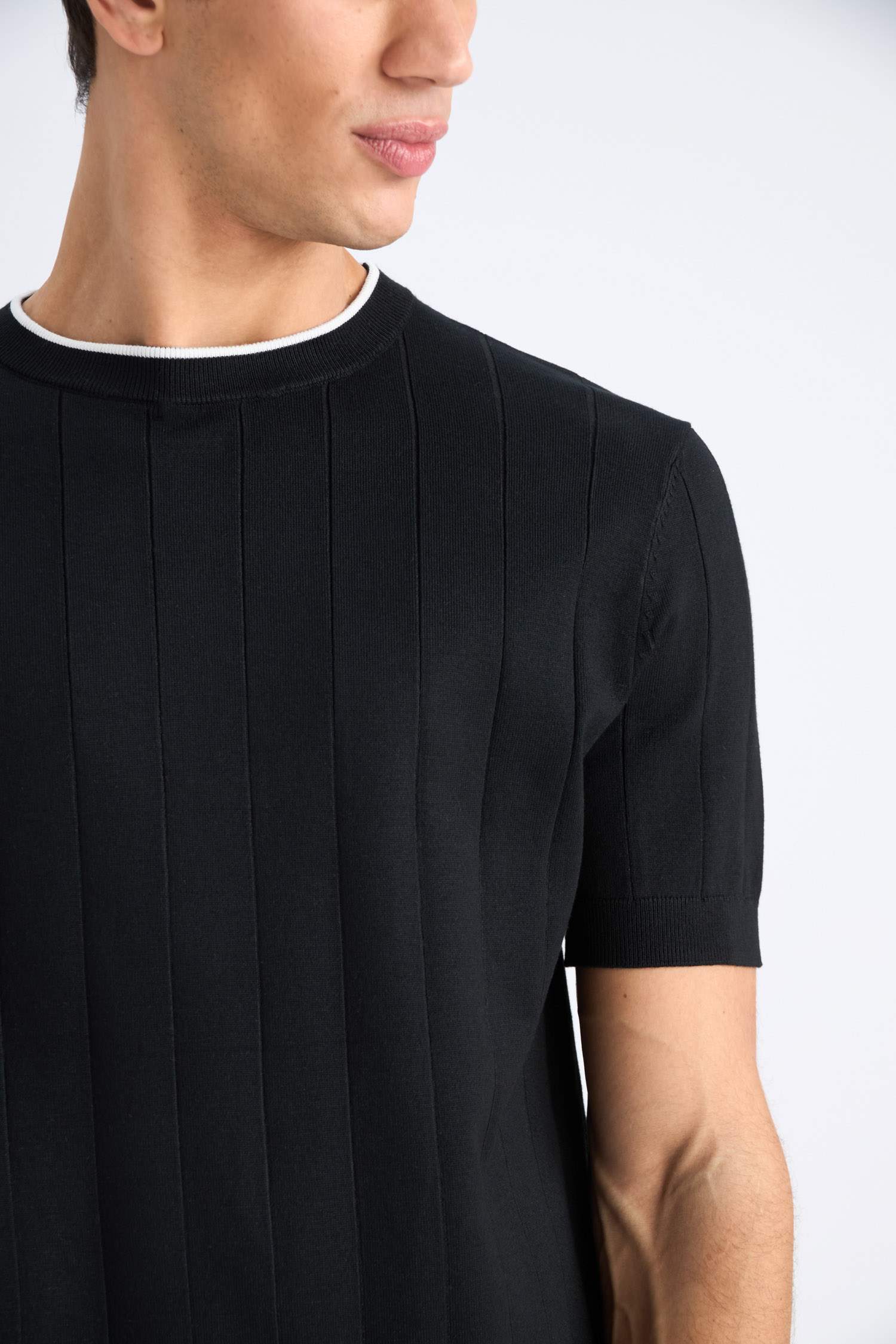 дөңгелек жаға трикотаж Футболка