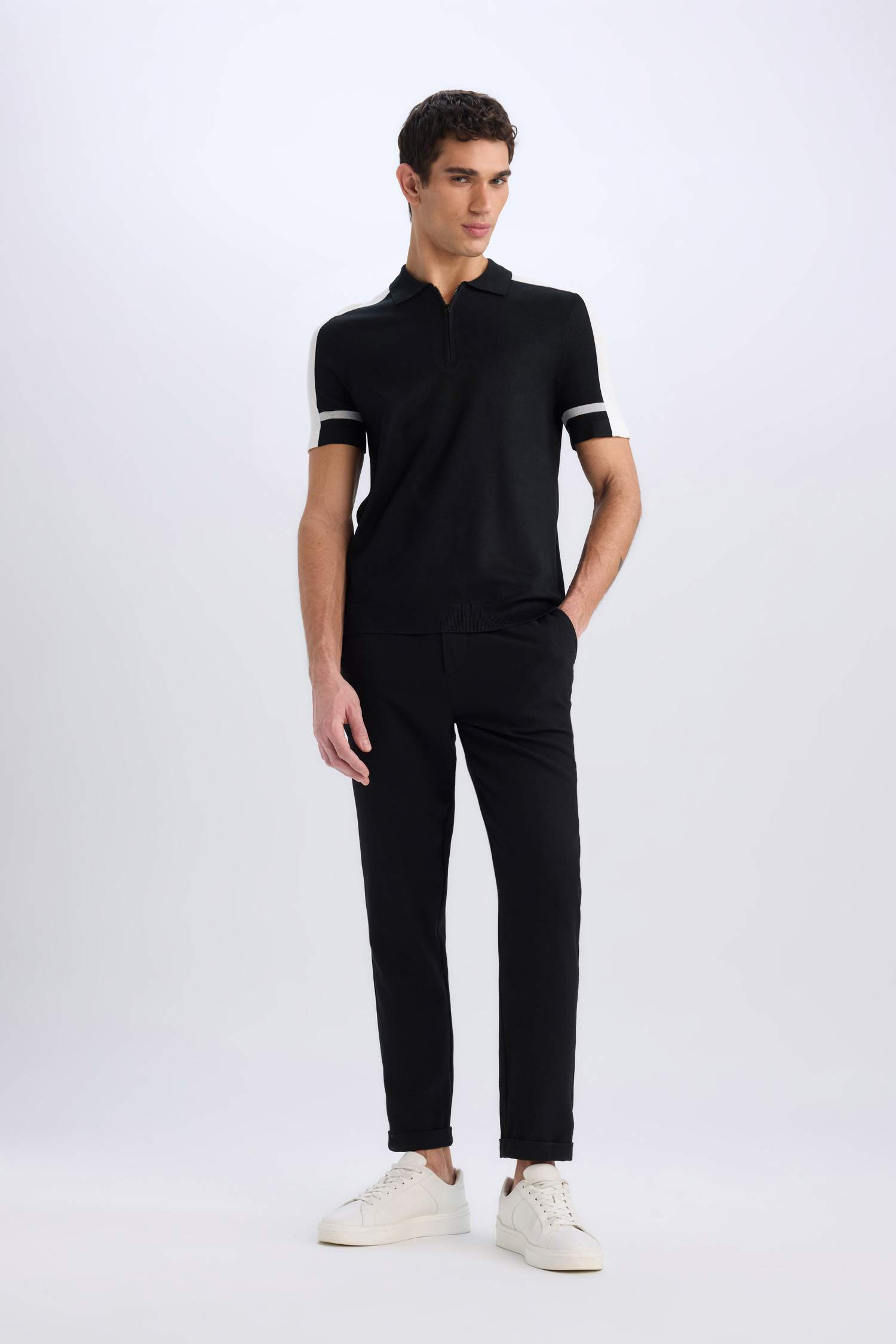 تيشيرت بولو تريكو نص ردن قصة عادية