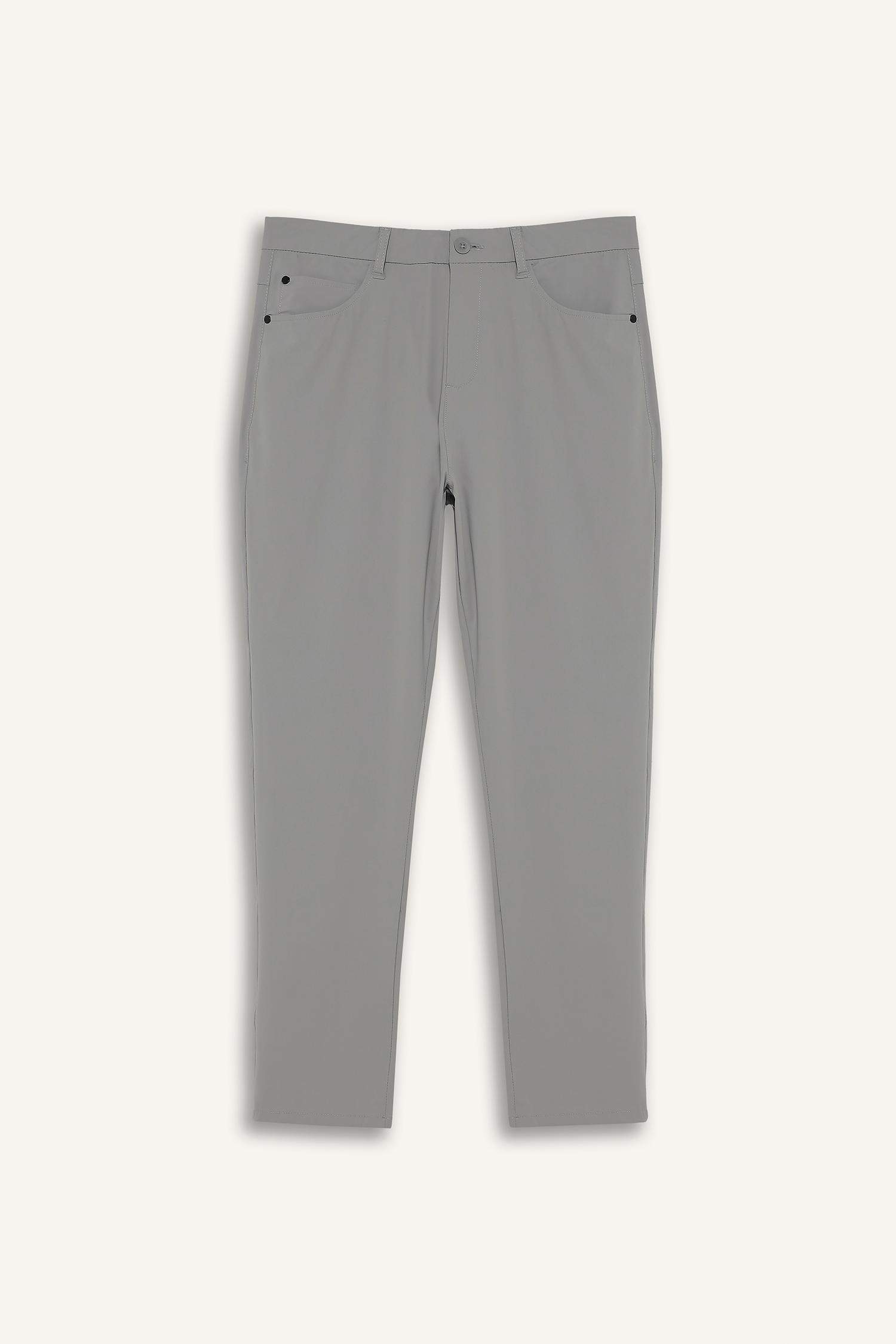 بنطرون رياضي منسوج سليم فيت ستاندارت من DeFactoFit