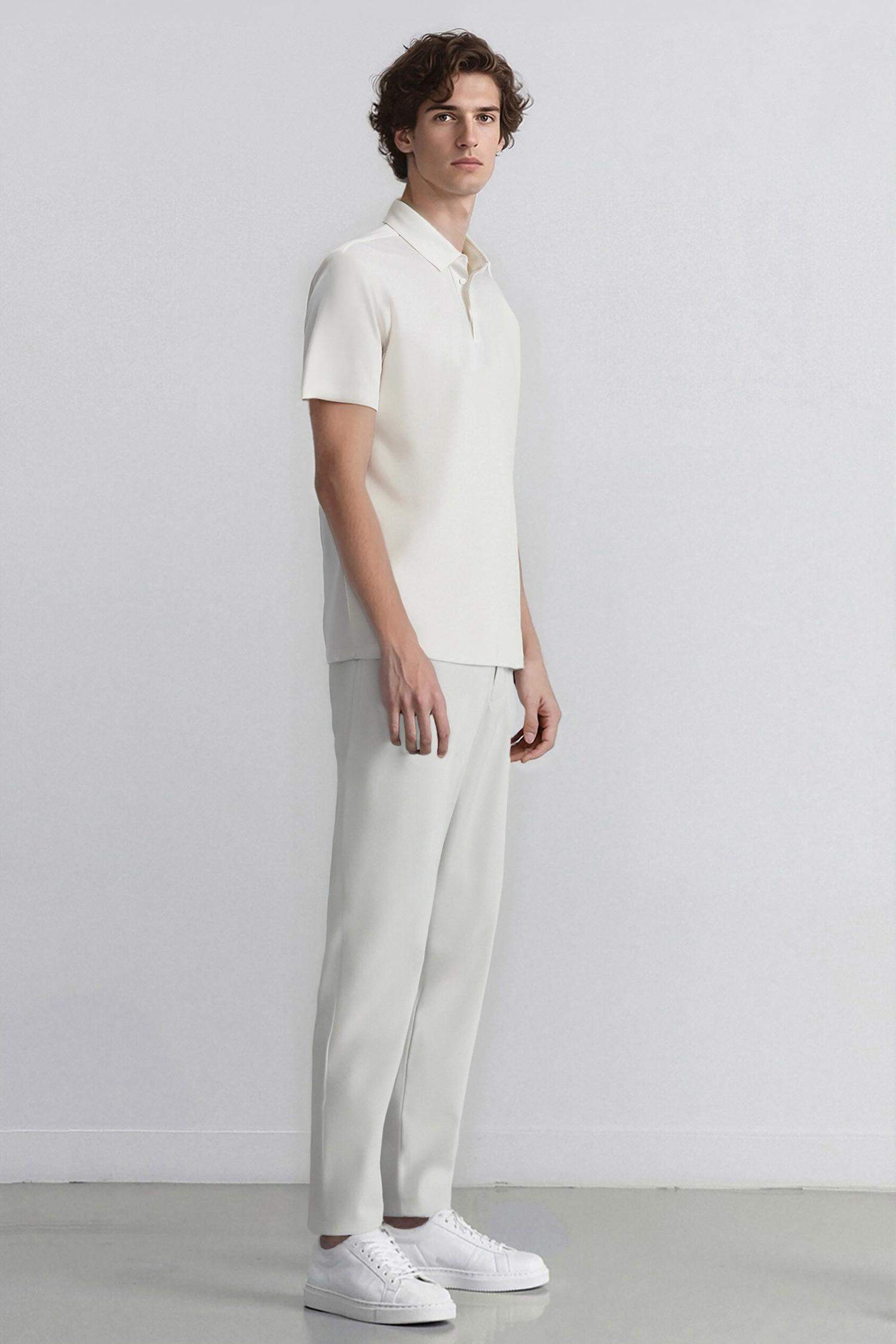 DeFactoFit Slim Fit Dar Kesim Standart Paça Esnek Multifonksiyonel Dokuma Sporcu Pantolon