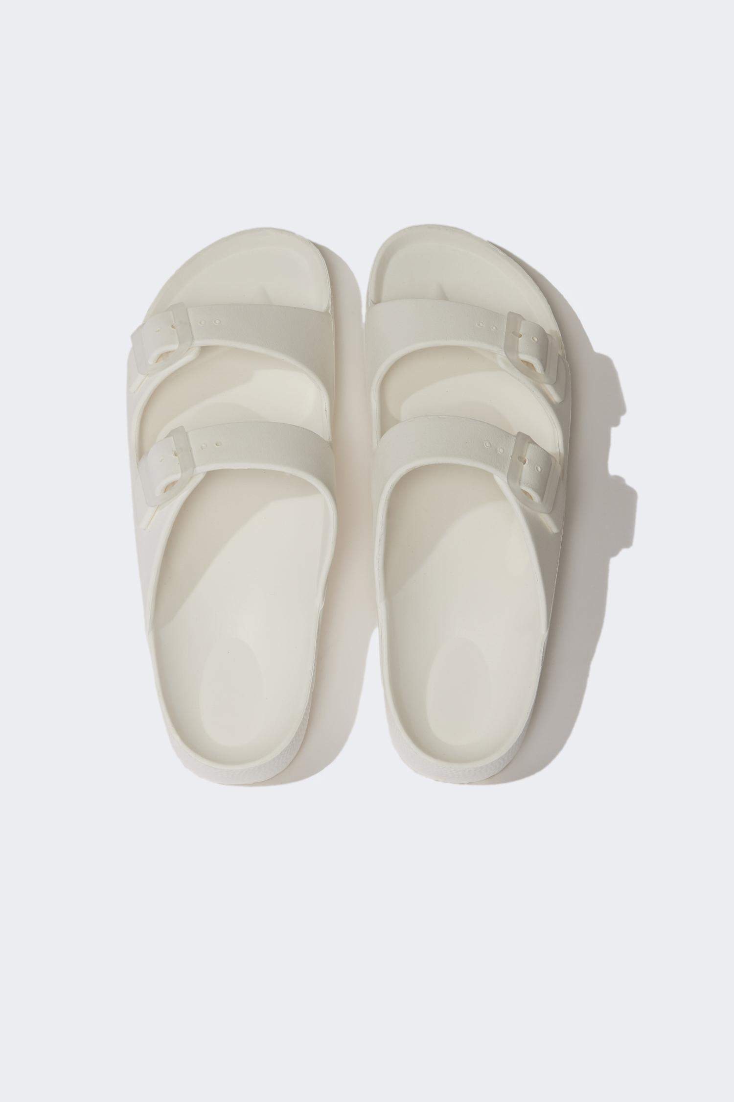 شبشب رجالي إيفا بكعب مسطح بشريط مزدوج