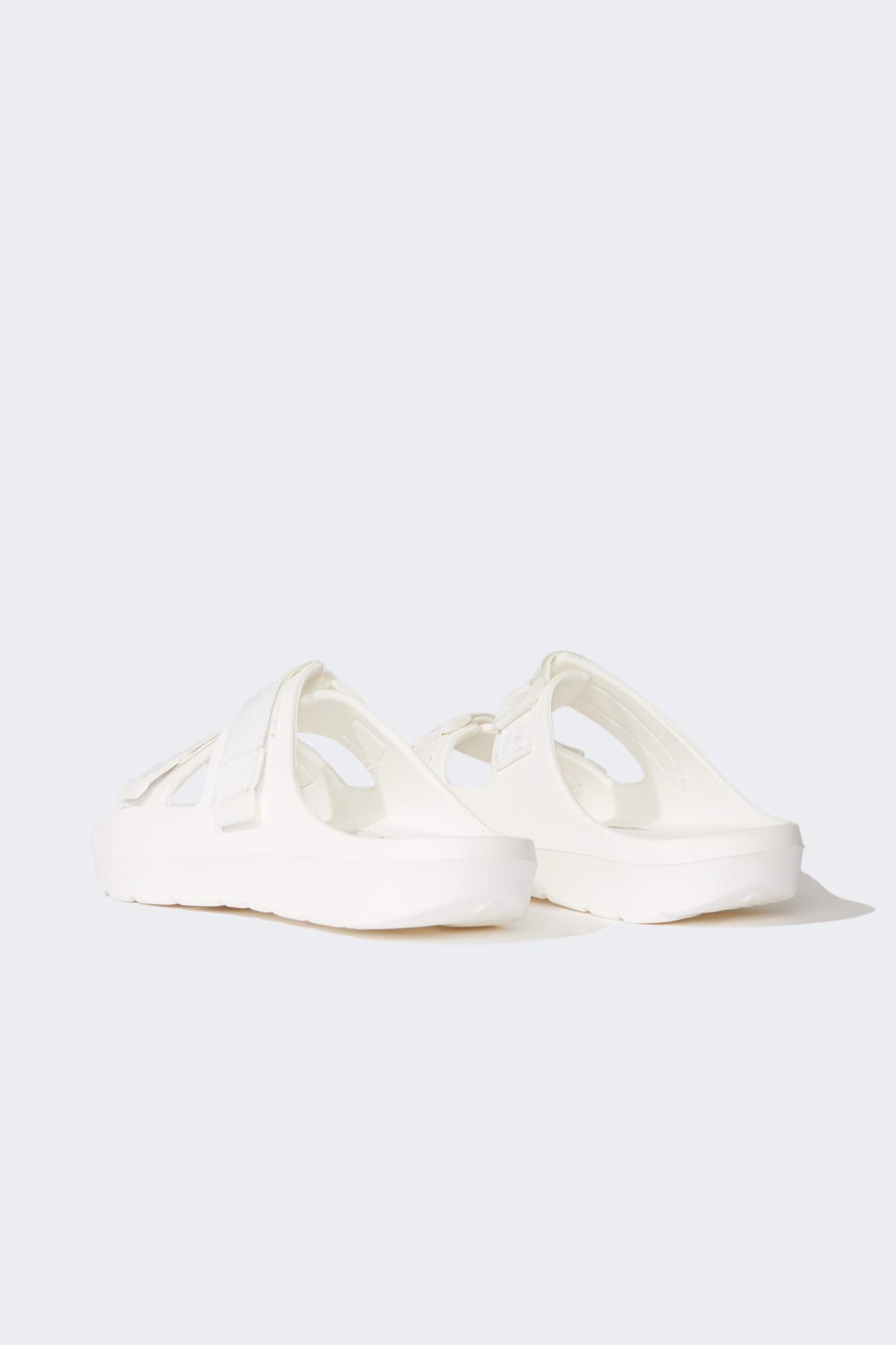 Woman Flat Sole Double Band Eva Slippers