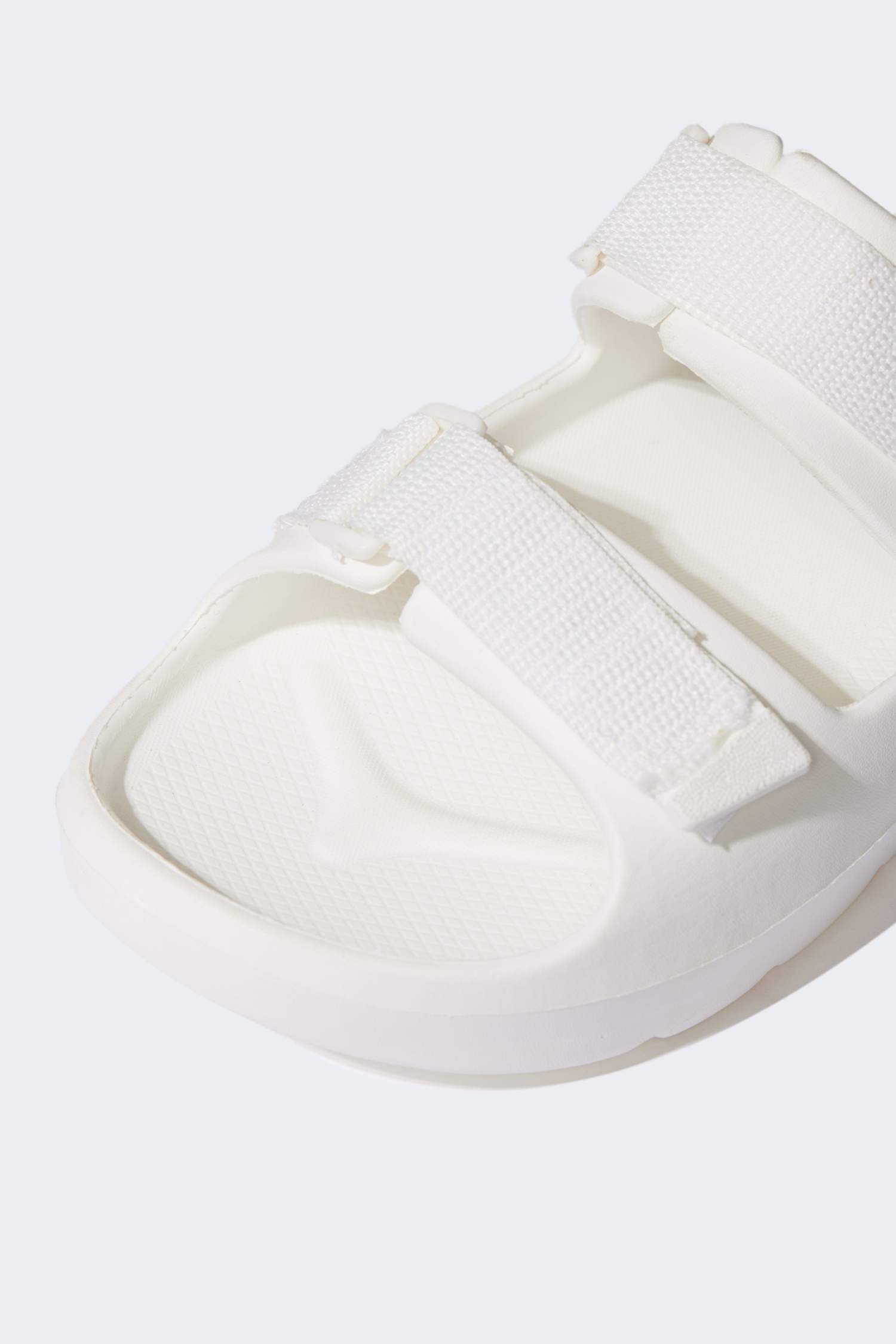 Woman Flat Sole Double Band Eva Slippers