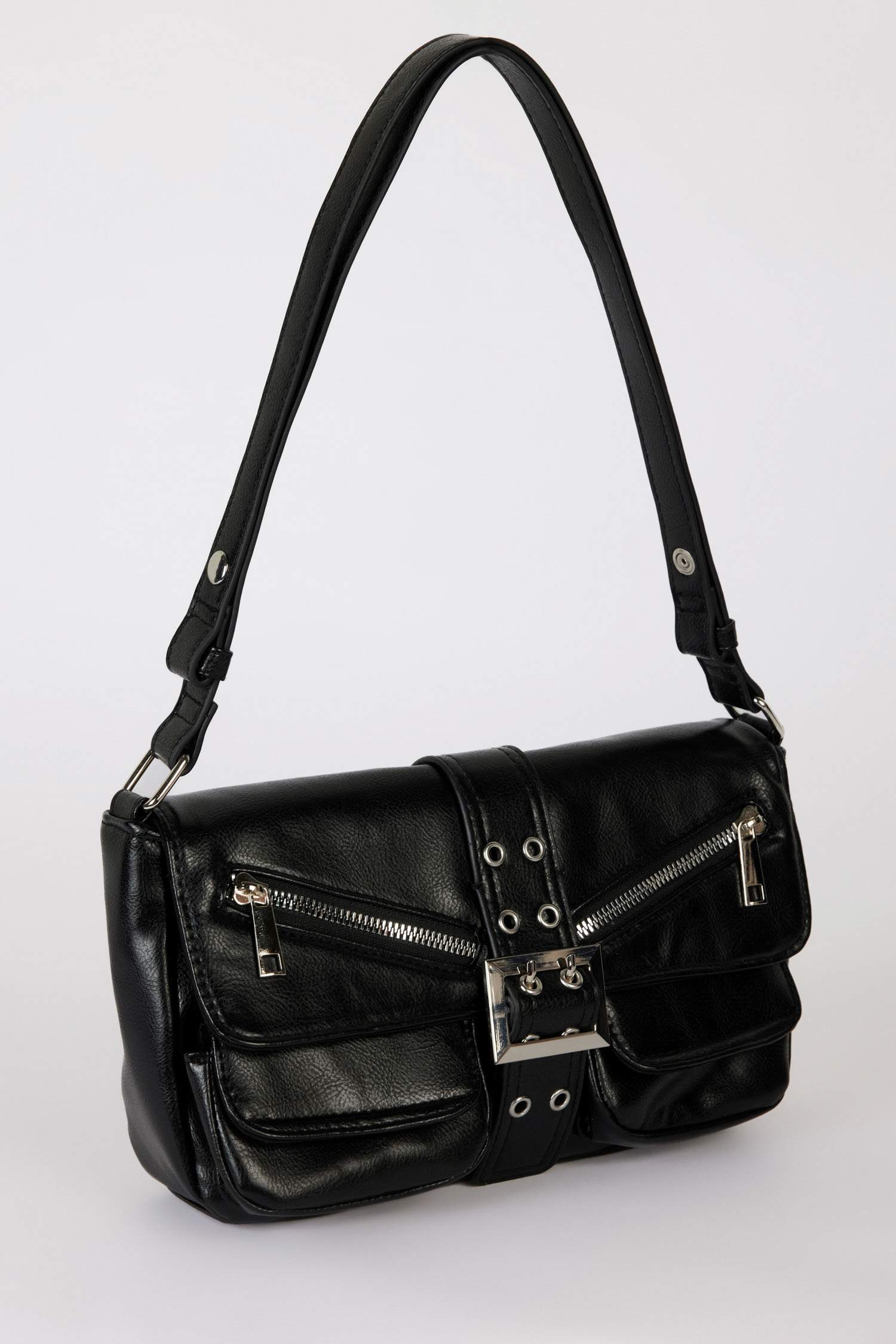 Woman Faux Leather Shoulder Bag