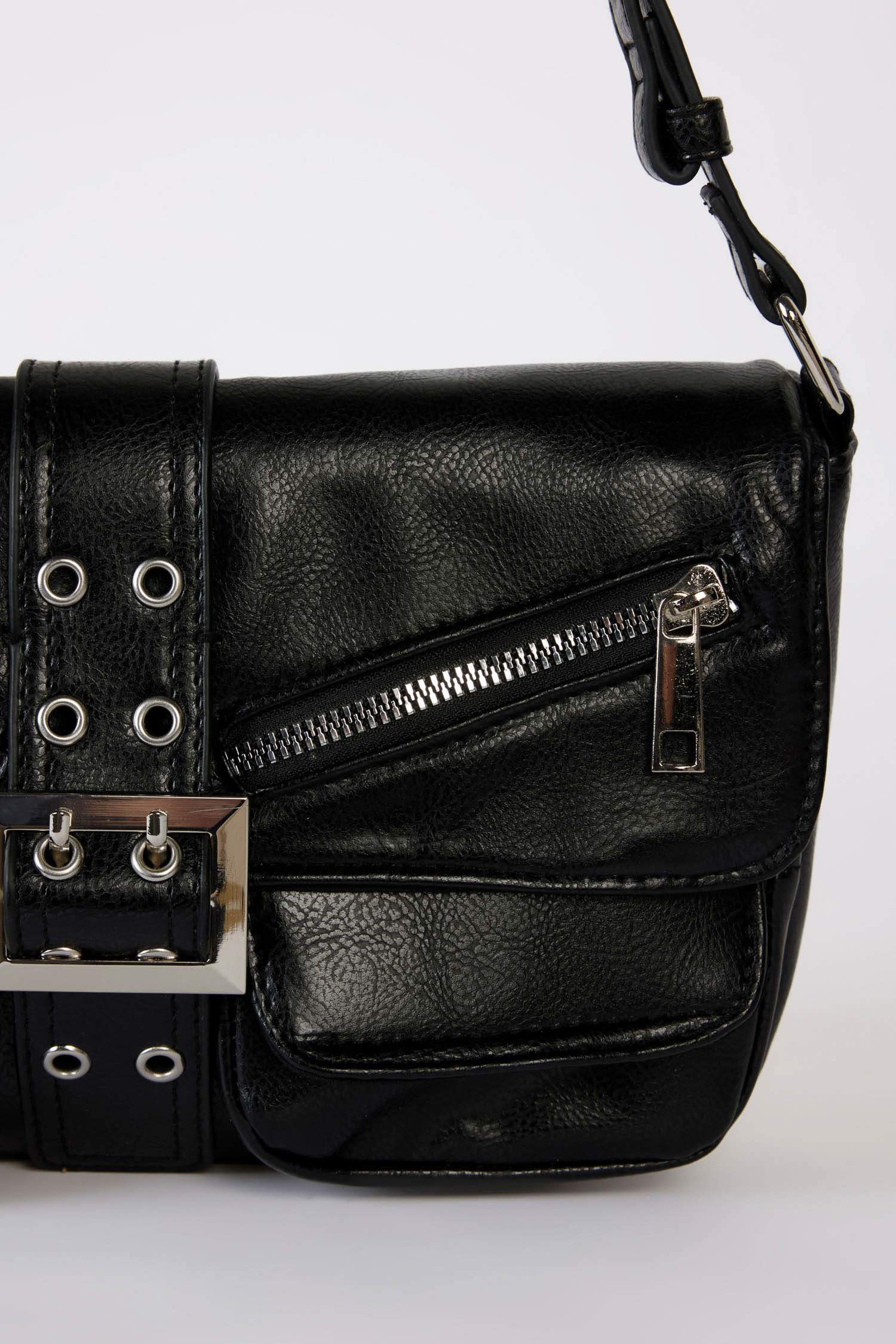 Woman Faux Leather Shoulder Bag