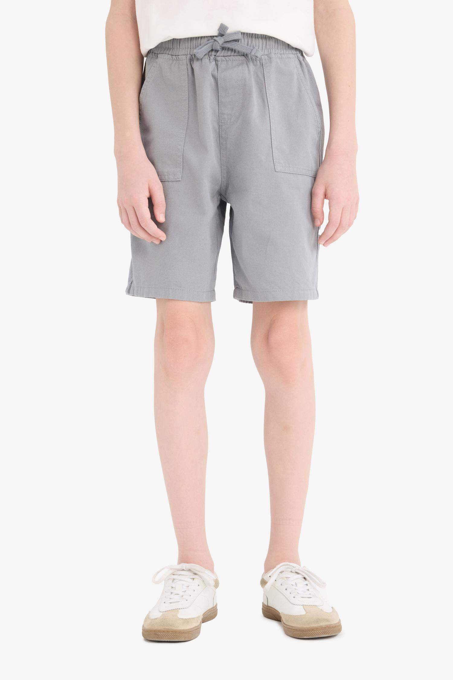 Boy Regular Fit Gabardine Shorts