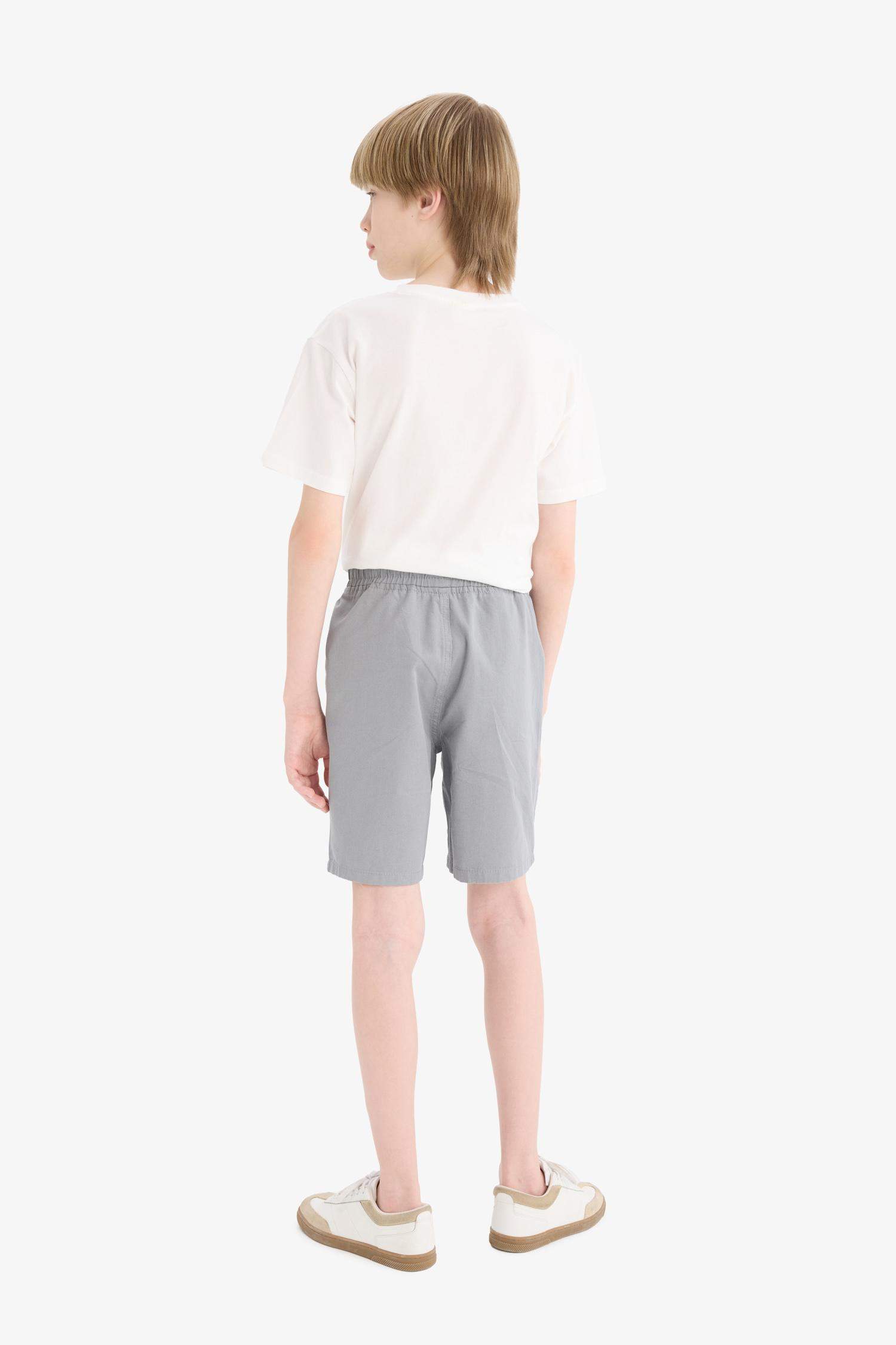 Boy Regular Fit Gabardine Shorts