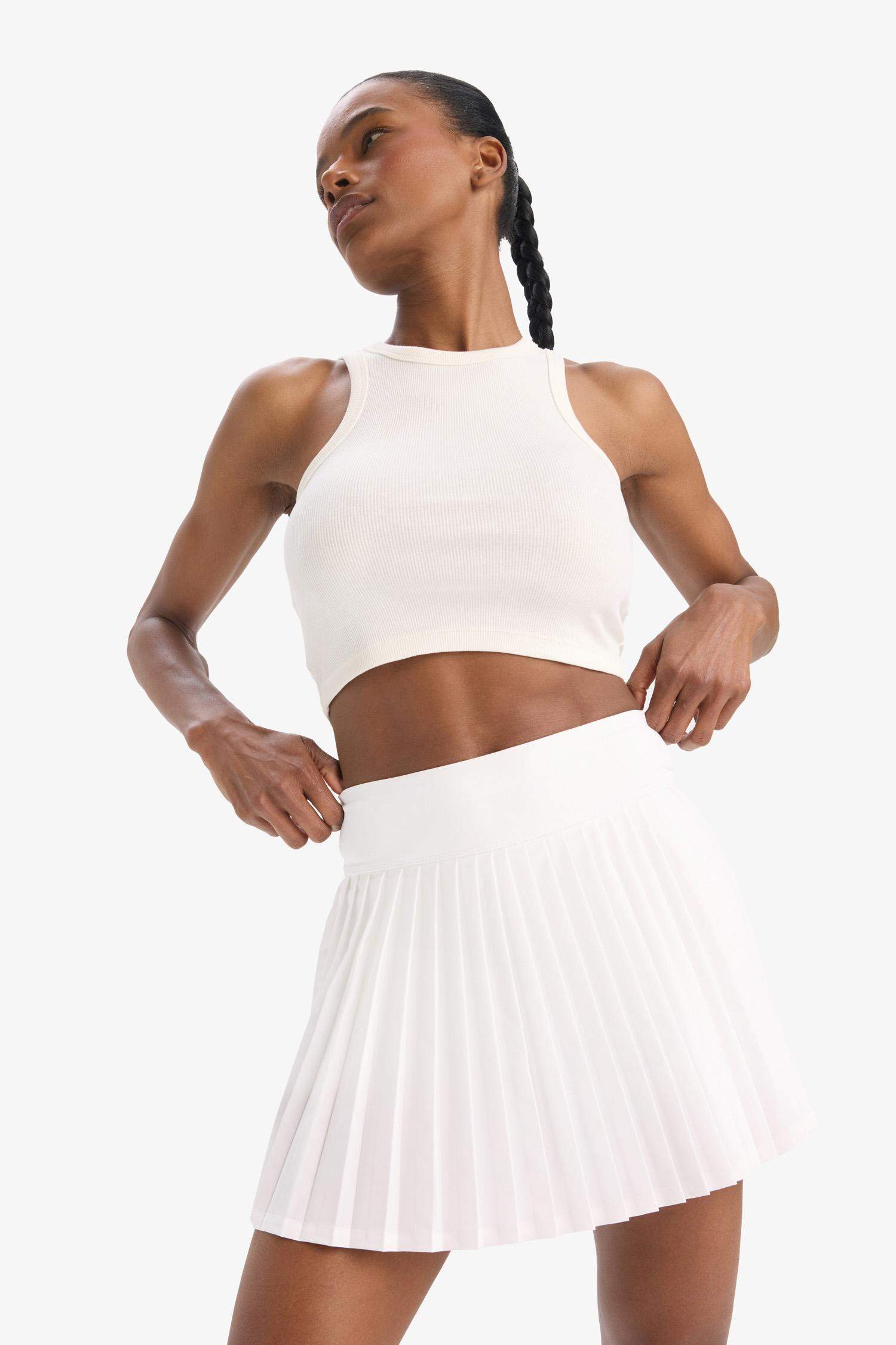 تنورة منسوجة قصة عادية من DeFactoFit