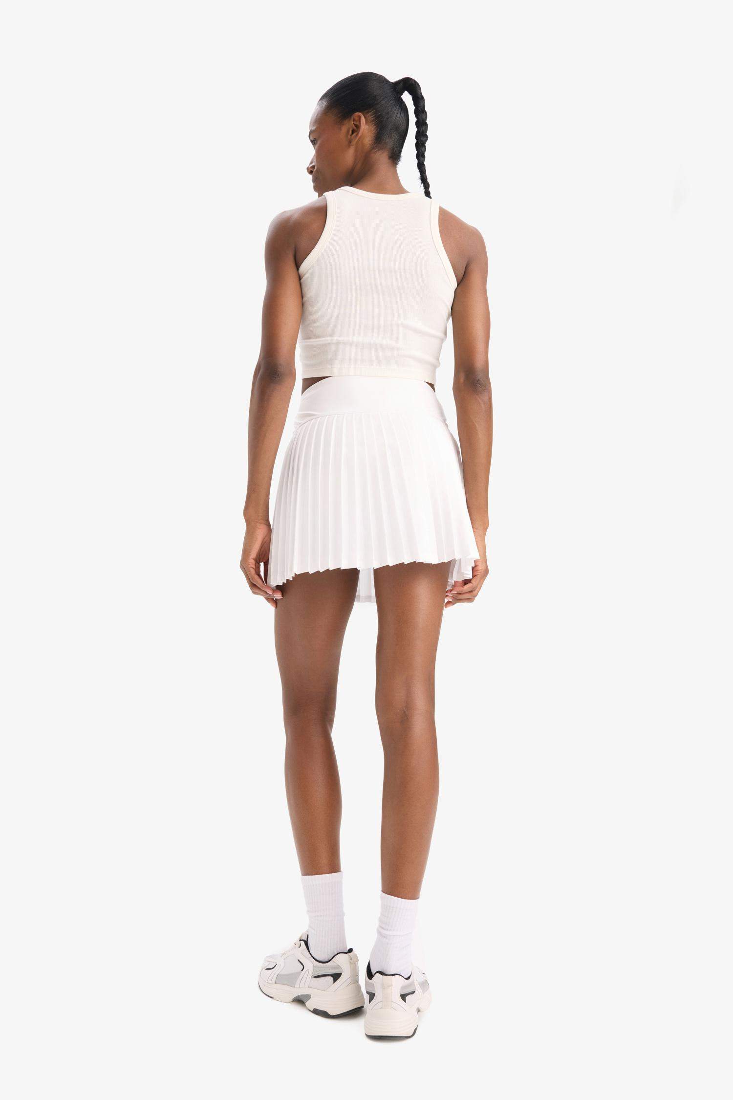 تنورة منسوجة قصة عادية من DeFactoFit