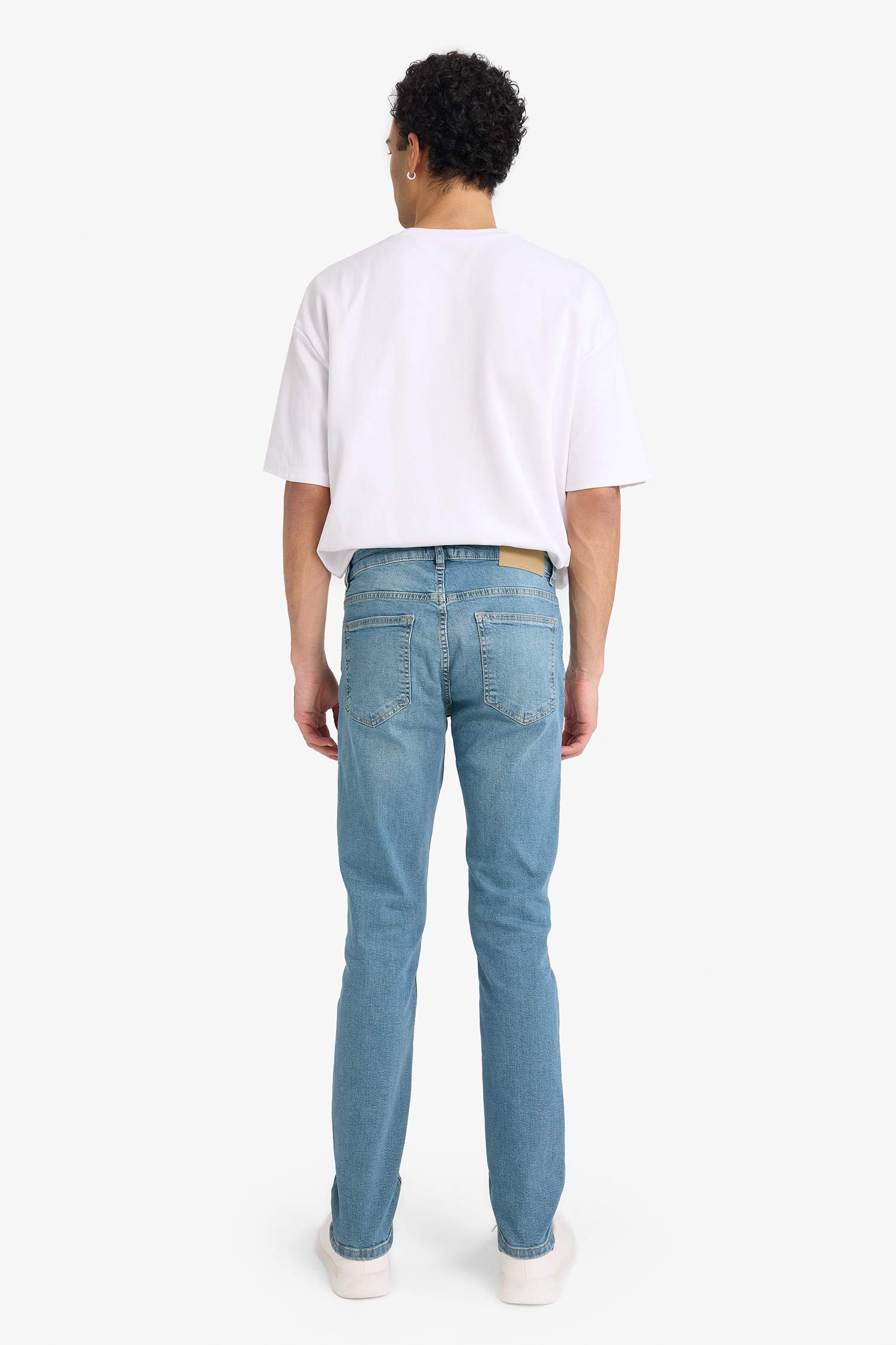 Pedro Slim Fit Dar Kalıp Normal Bel Dar Paça Jean Pantolon