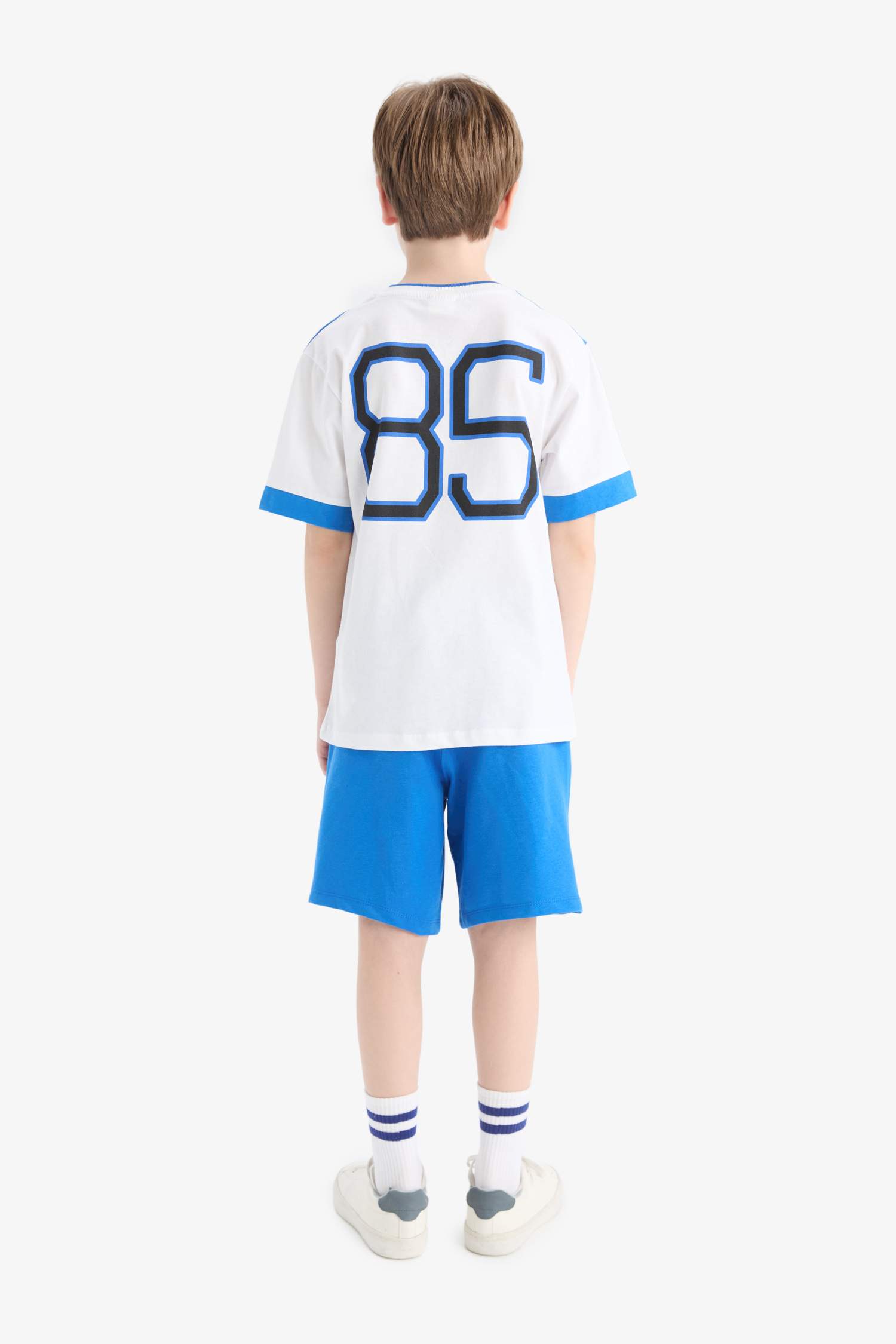 Boy Printed T-Shirt Shorts 2 Piece Set