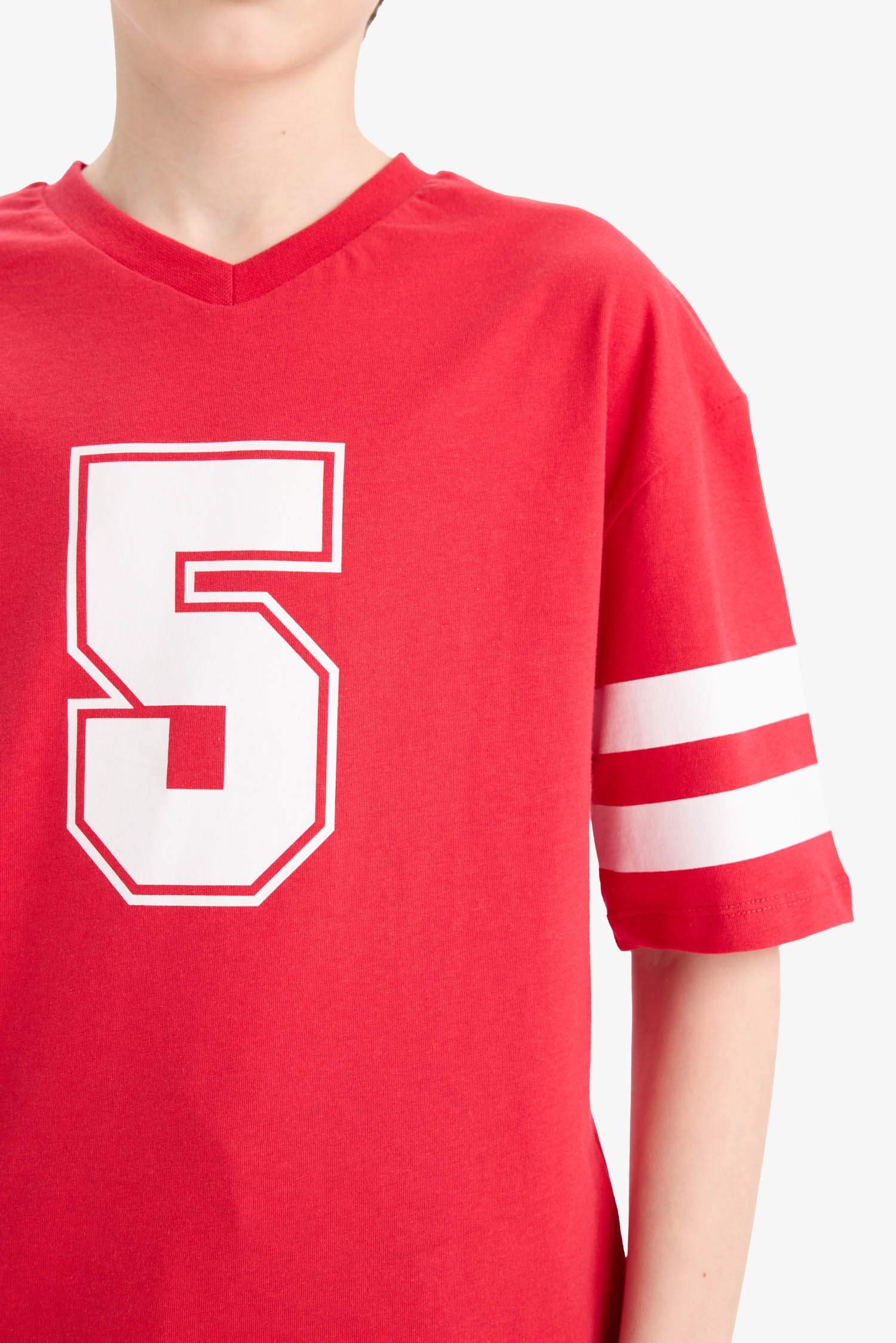 2-х предметный комплект с футболкой с принтом и эластичными шортами для мальчиков