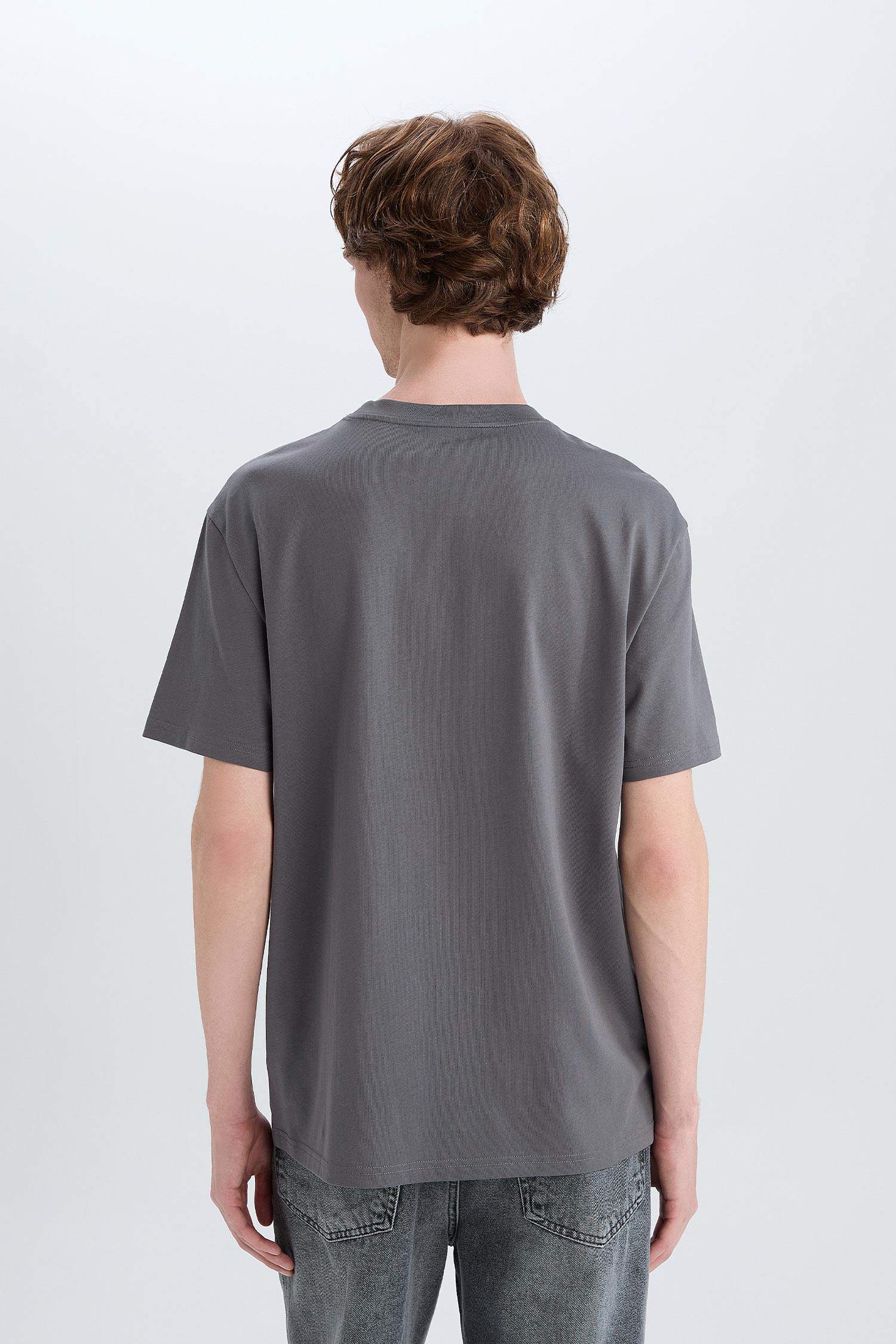 Cotton Regular Fit Printed Short Sleeve T-Shirt