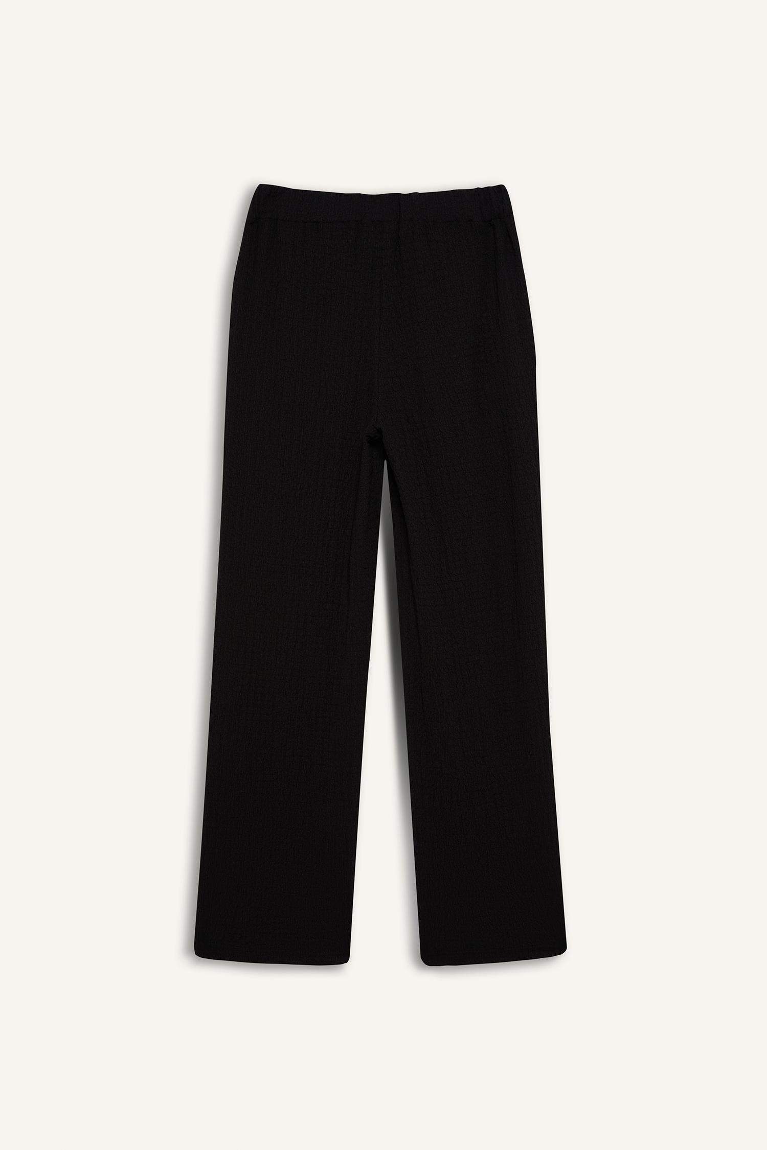 بنطرون منسوج قصة مريحة