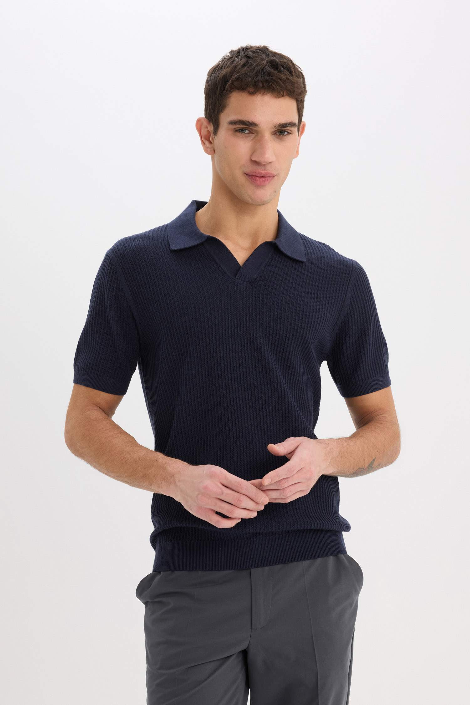 поло жаға трикотаж Поло