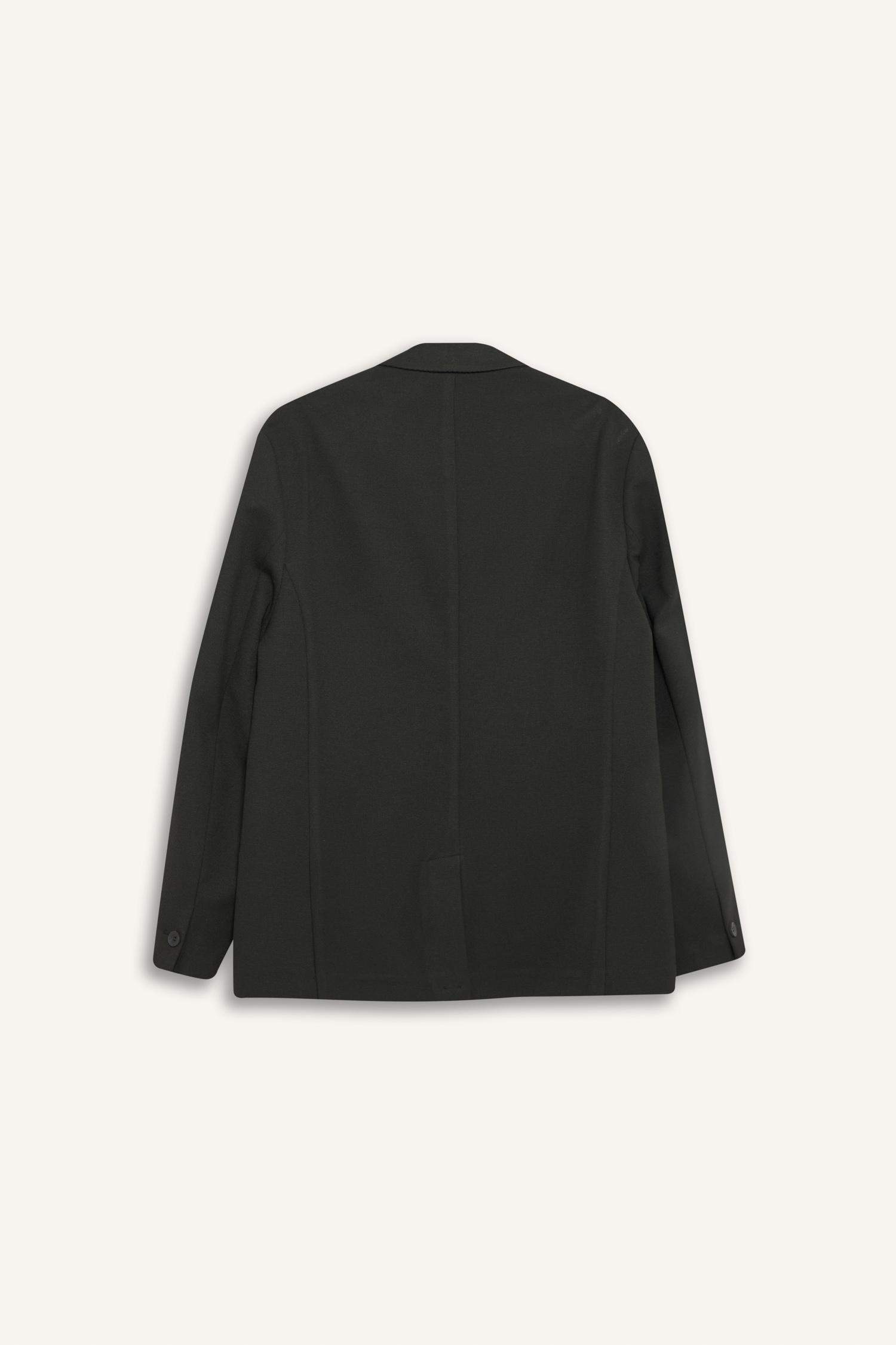 سترة بليزر سليم فيت محبوك بنصف بطانة