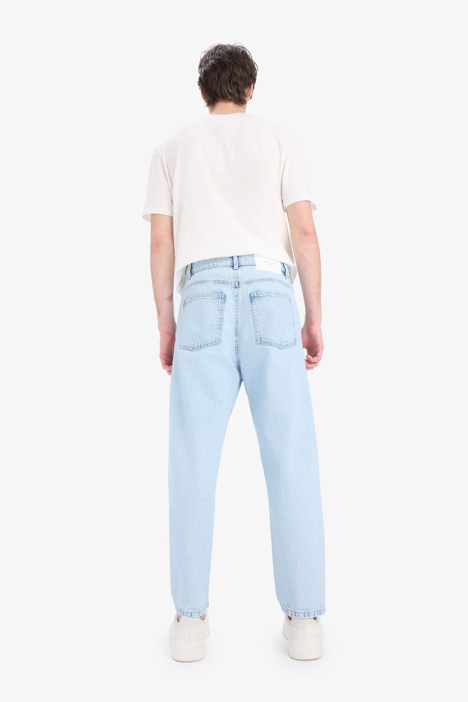 баллон деним кең етек Шалбар