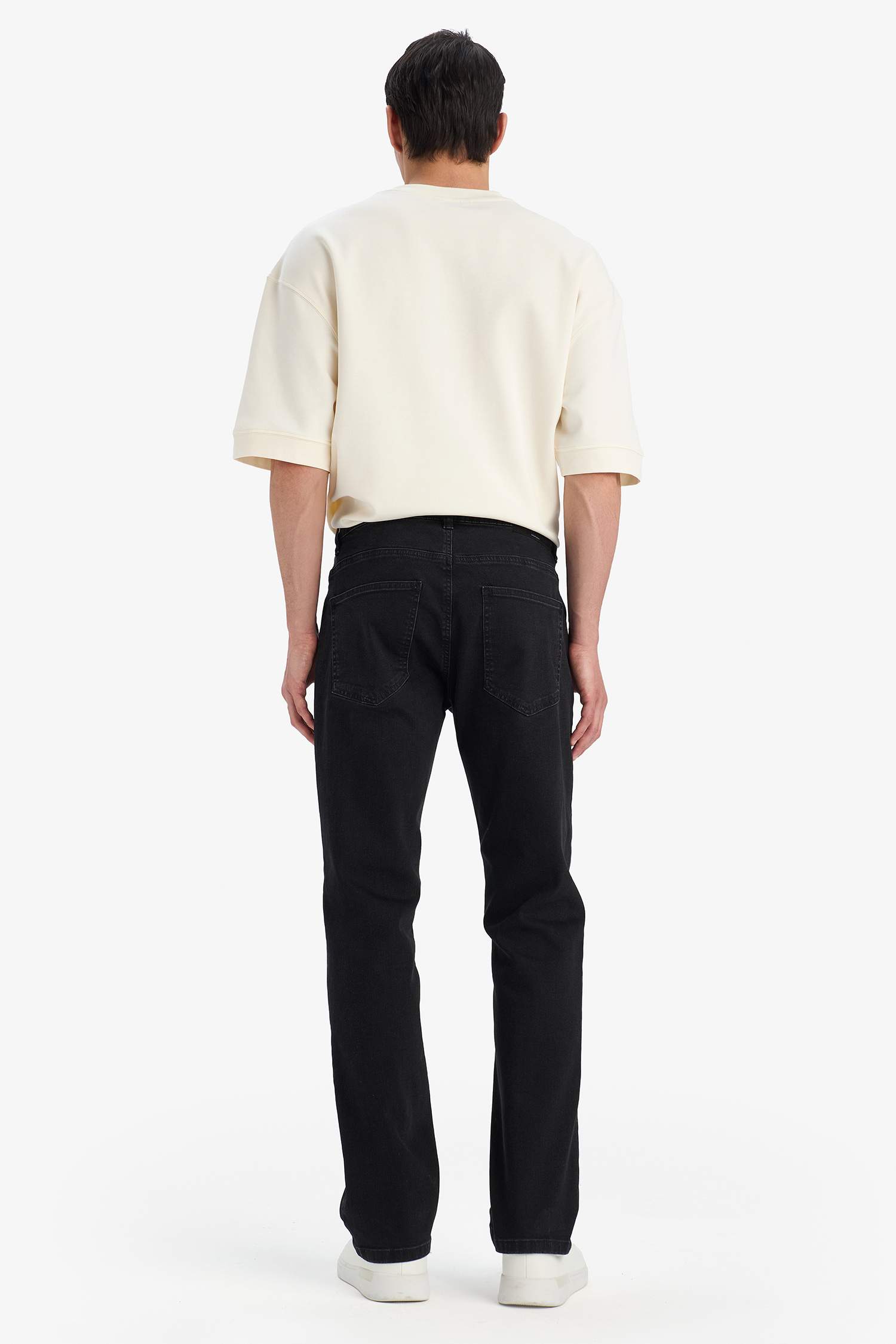 серджио - қалыпты пішім деним тұрақты етек Шалбар