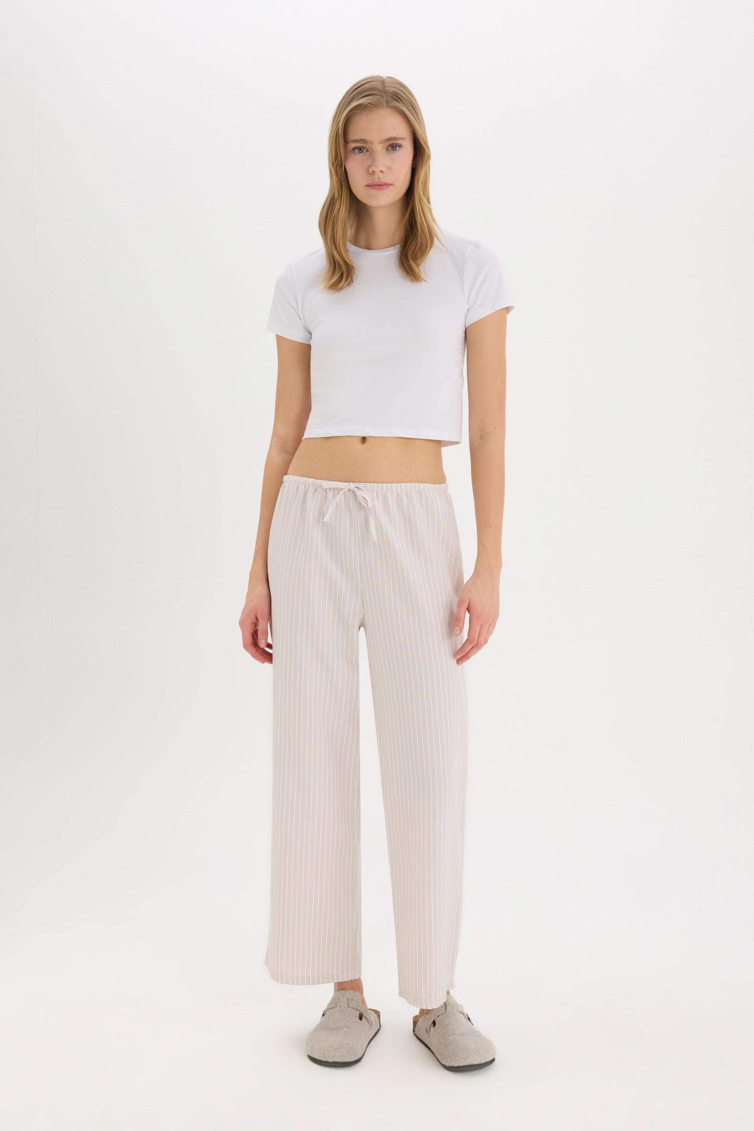 Regular Fit Uzun Boy Poplin Alt-Fall in Love