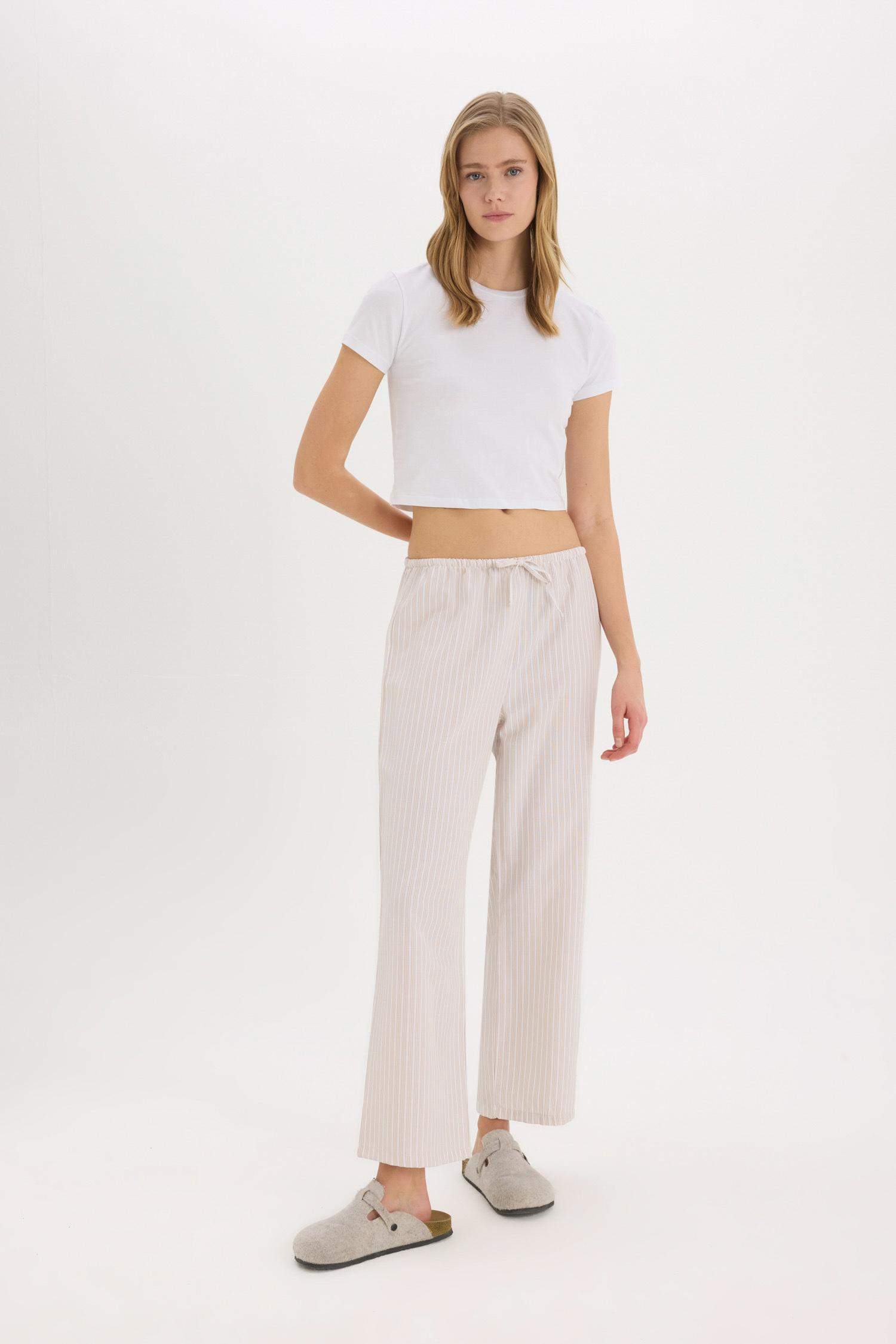 Regular Fit Uzun Boy Poplin Alt-Fall in Love