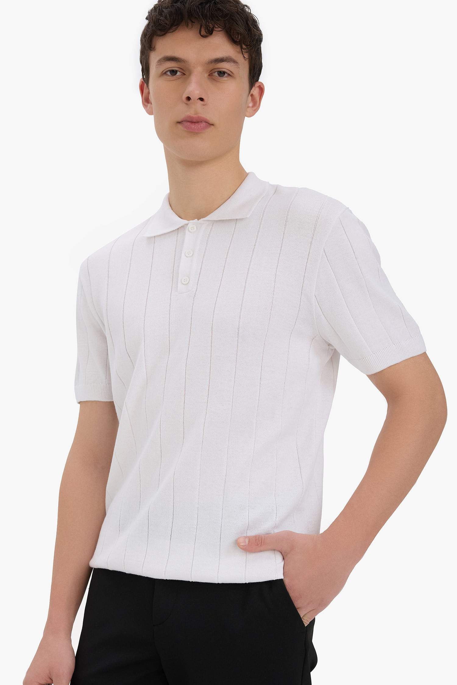 T-shirt Polo à manches courtes Coupe standard