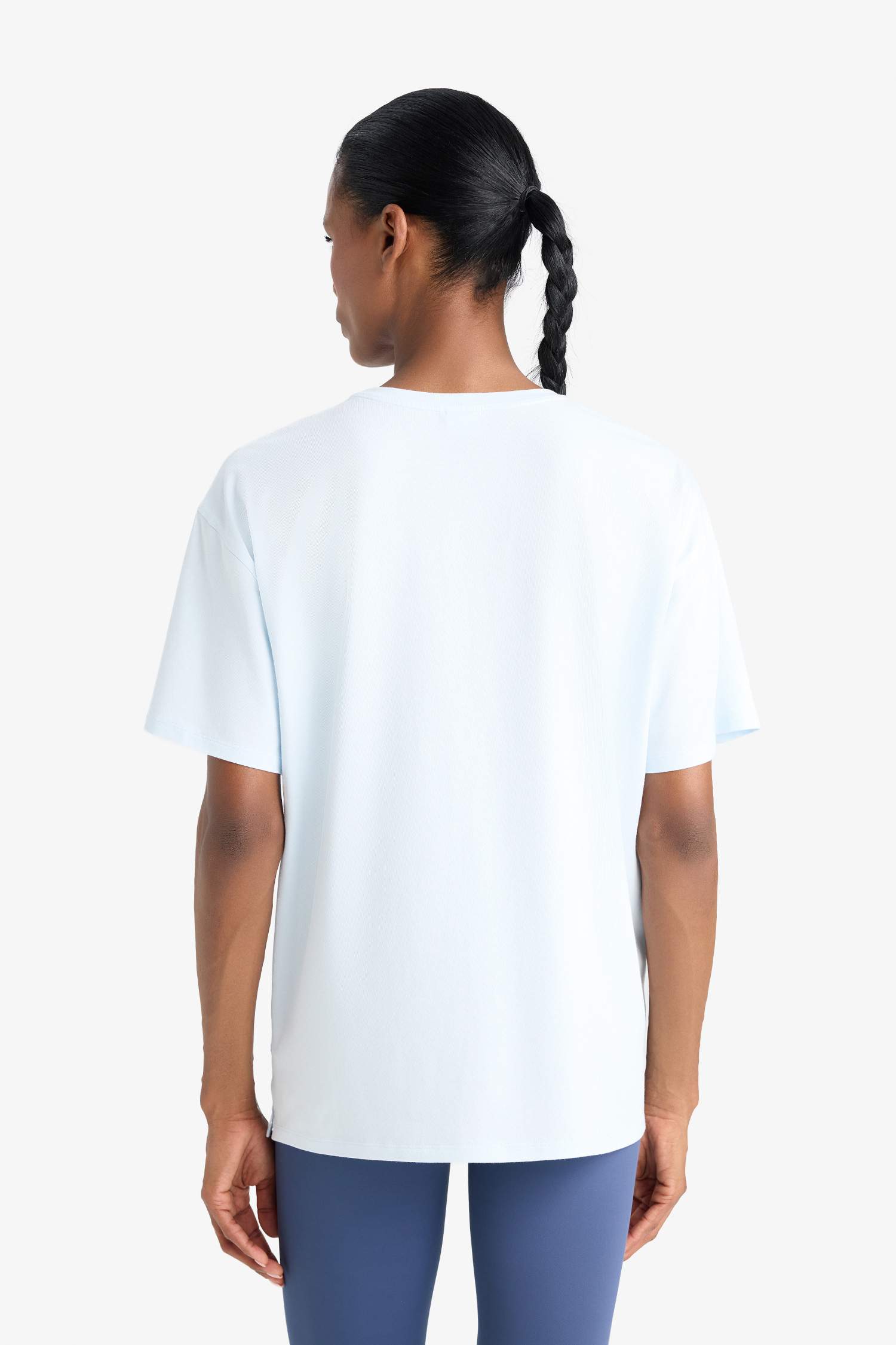 DeFactoFit Comfort Fit Bisiklet Yaka Sporcu Kısa Kollu Tişört