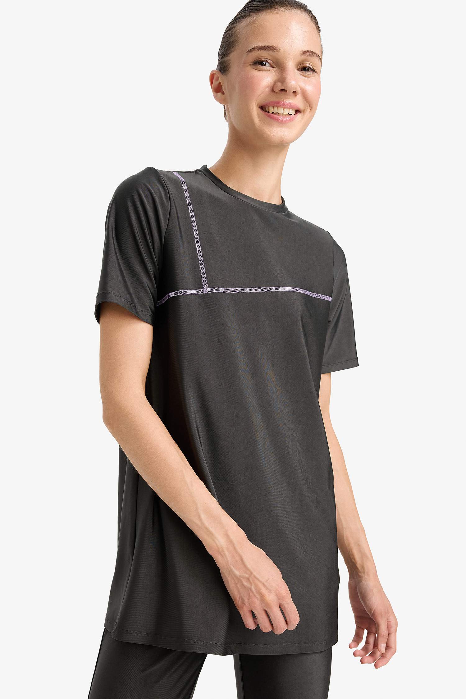 بوركيني قصة عادية سريع الجفاف - 4 قطع