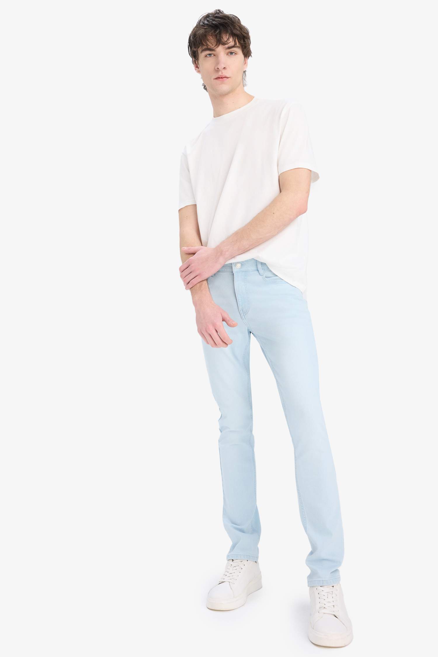 Джинсы Pedro slim fit с нормальной талией и узкими брюками