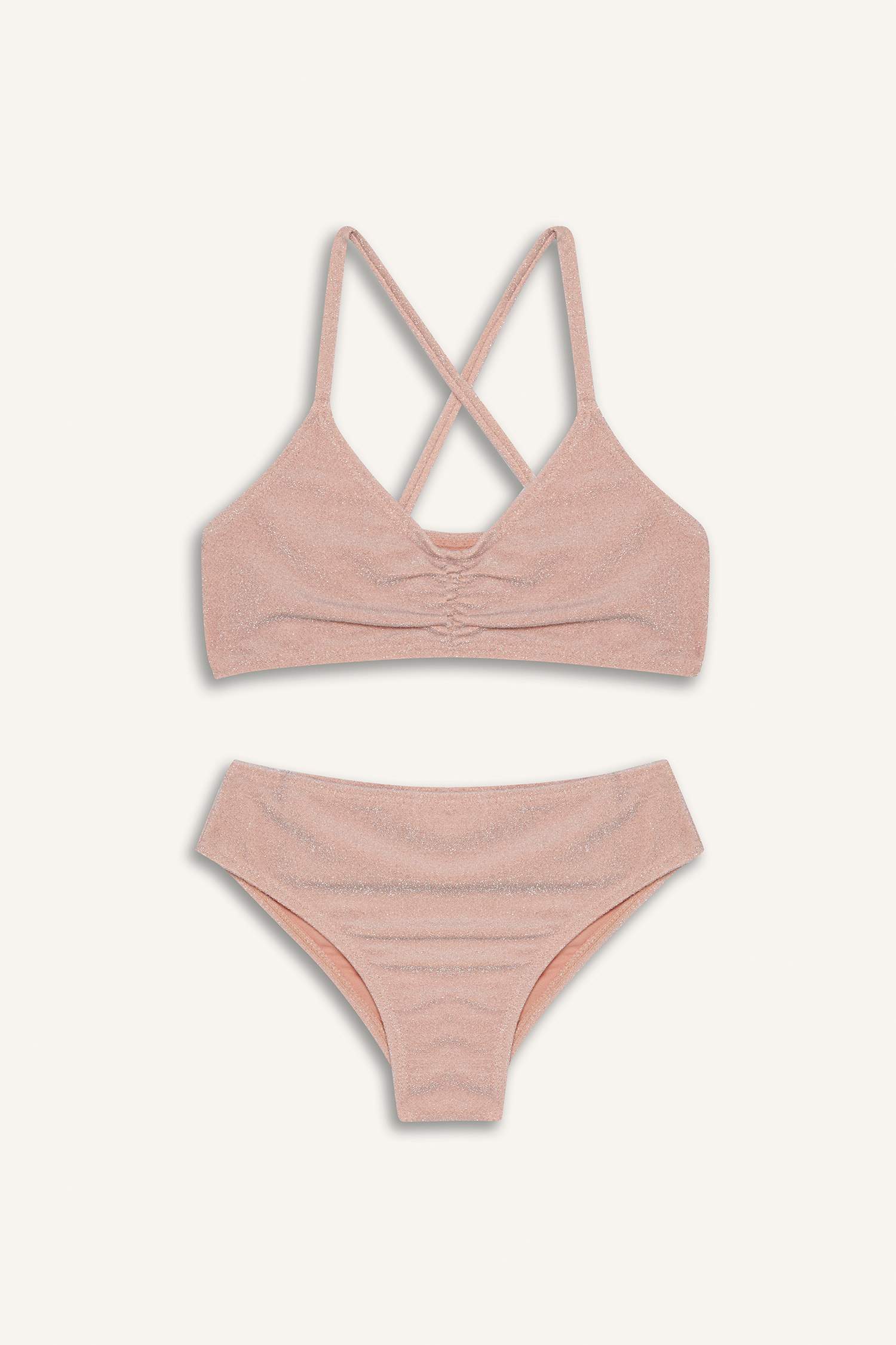 طقم بيكيني بنات من قطعتين