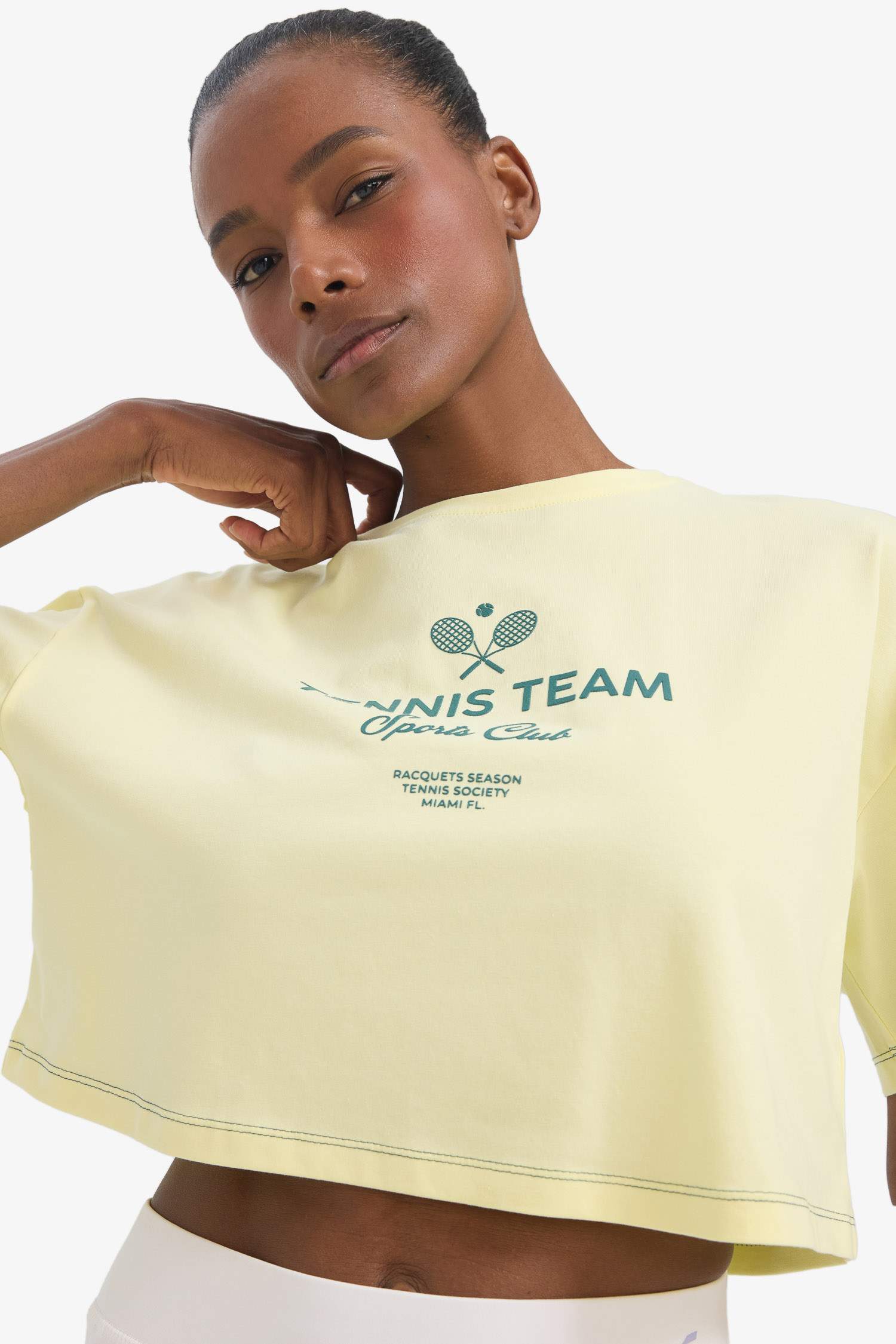 DeFactoFit Oversize Fit Crew Neck Sports T-Shirt