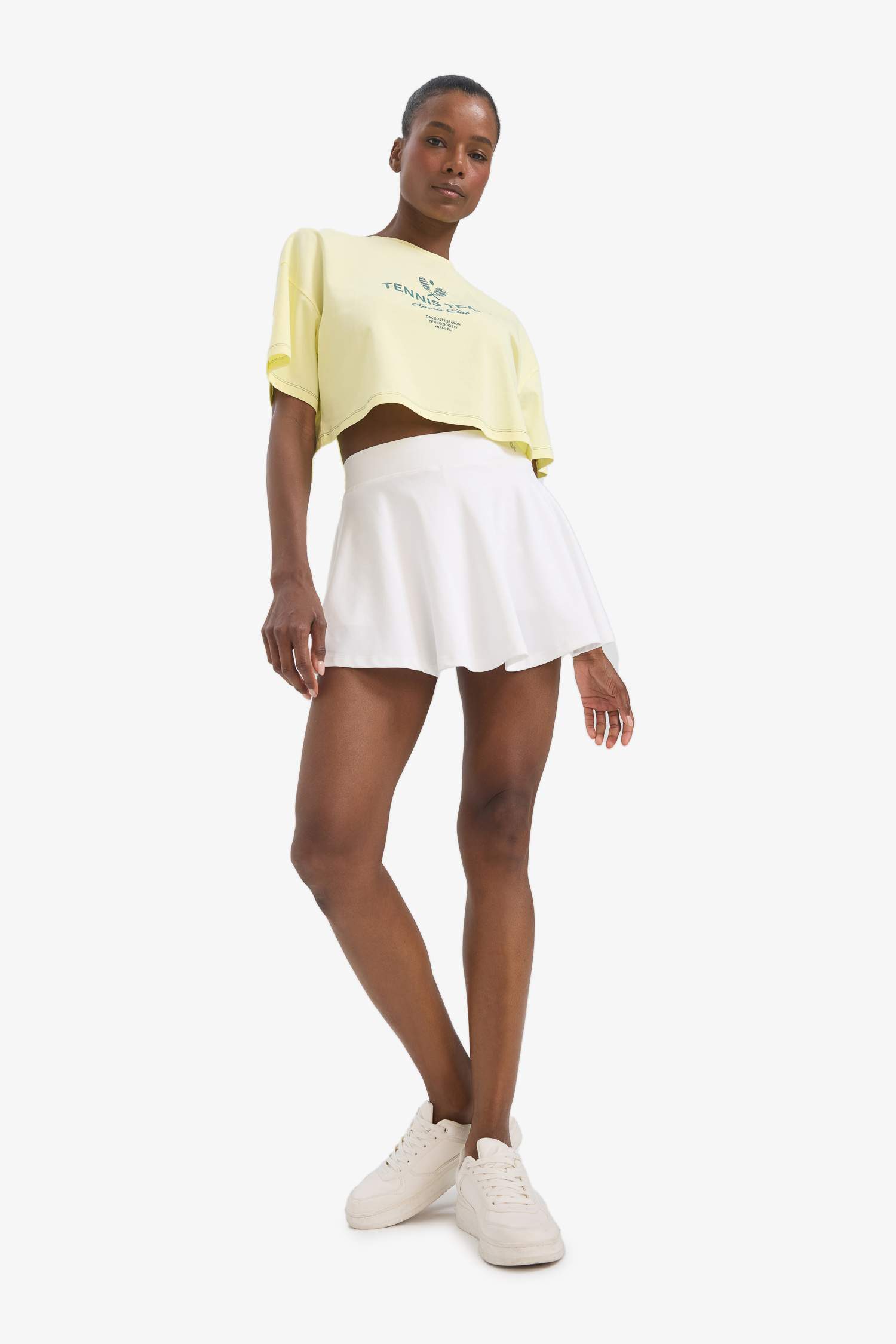 DeFactoFit Oversize Fit Crew Neck Sports T-Shirt