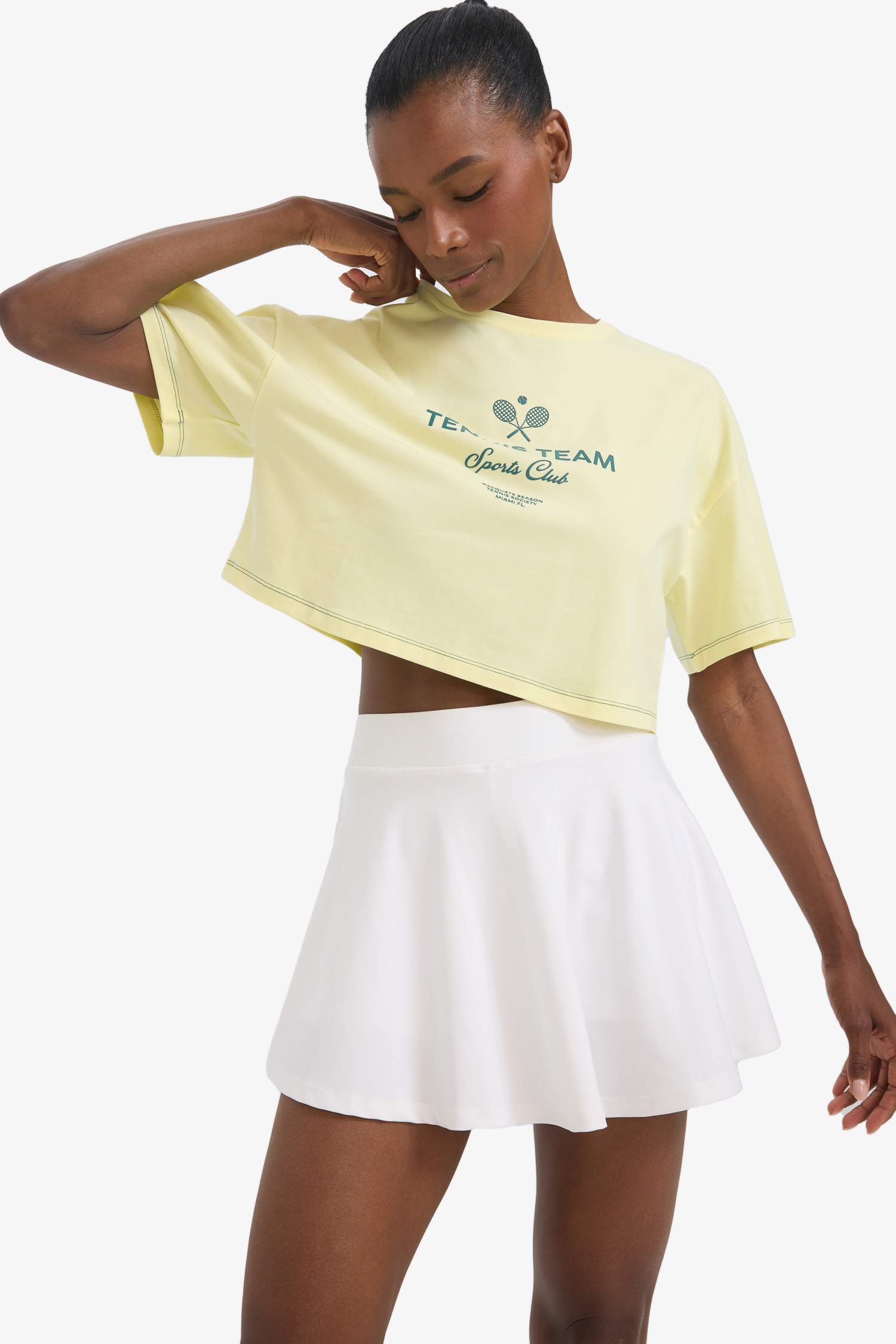 DeFactoFit Oversize Fit Crew Neck Sports T-Shirt