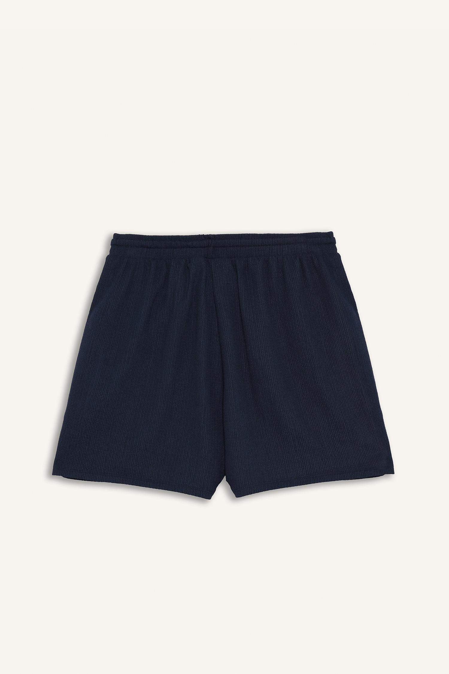 DeFactoFit NBA Brooklyn Nets Standard Fit Crinkle Fabric Shorts