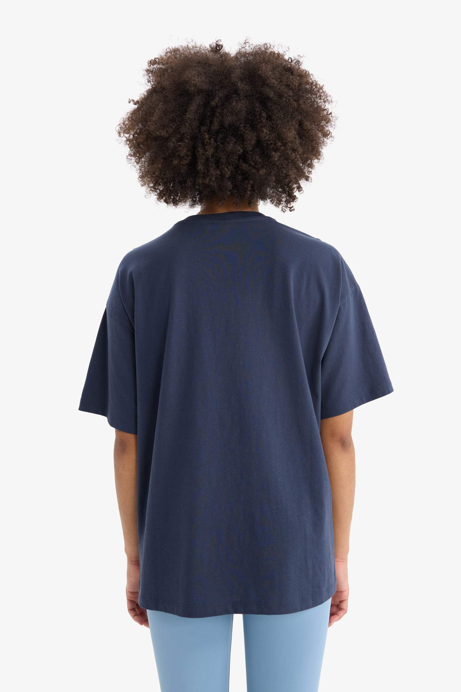 DeFactoFit NBA Wordmark Oversize Fit Sports T-Shirt