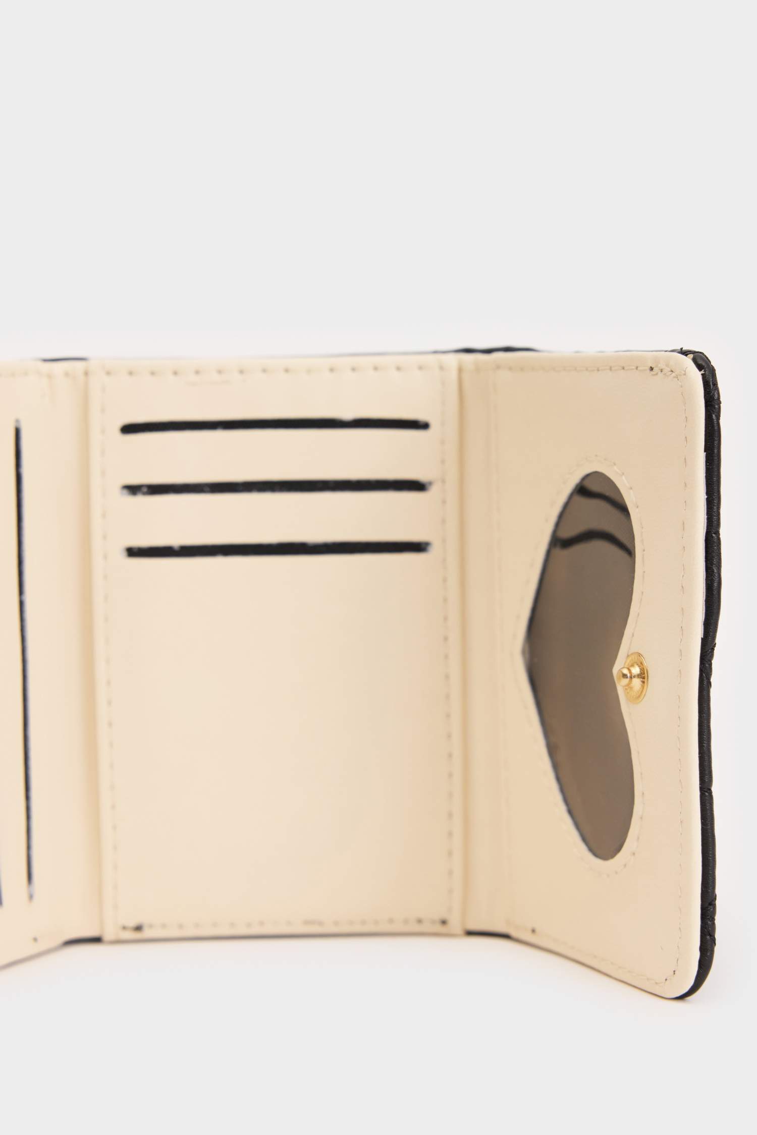 Женский стеганый кошелек из искусственной кожи