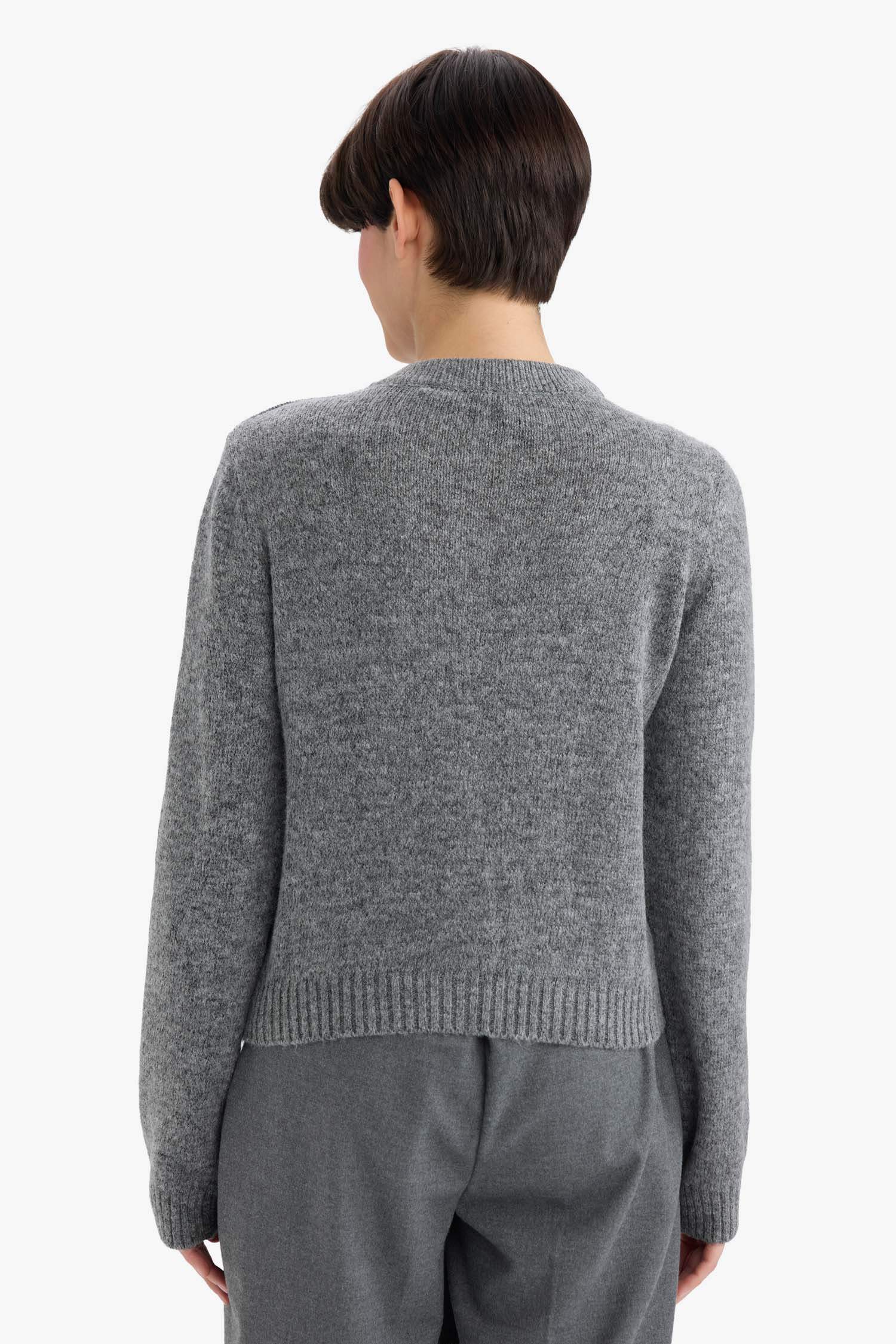 Regular Fit Bisiklet Yaka Basic Düz Düğmeli Soft Touch Yumuşak Triko Hırka