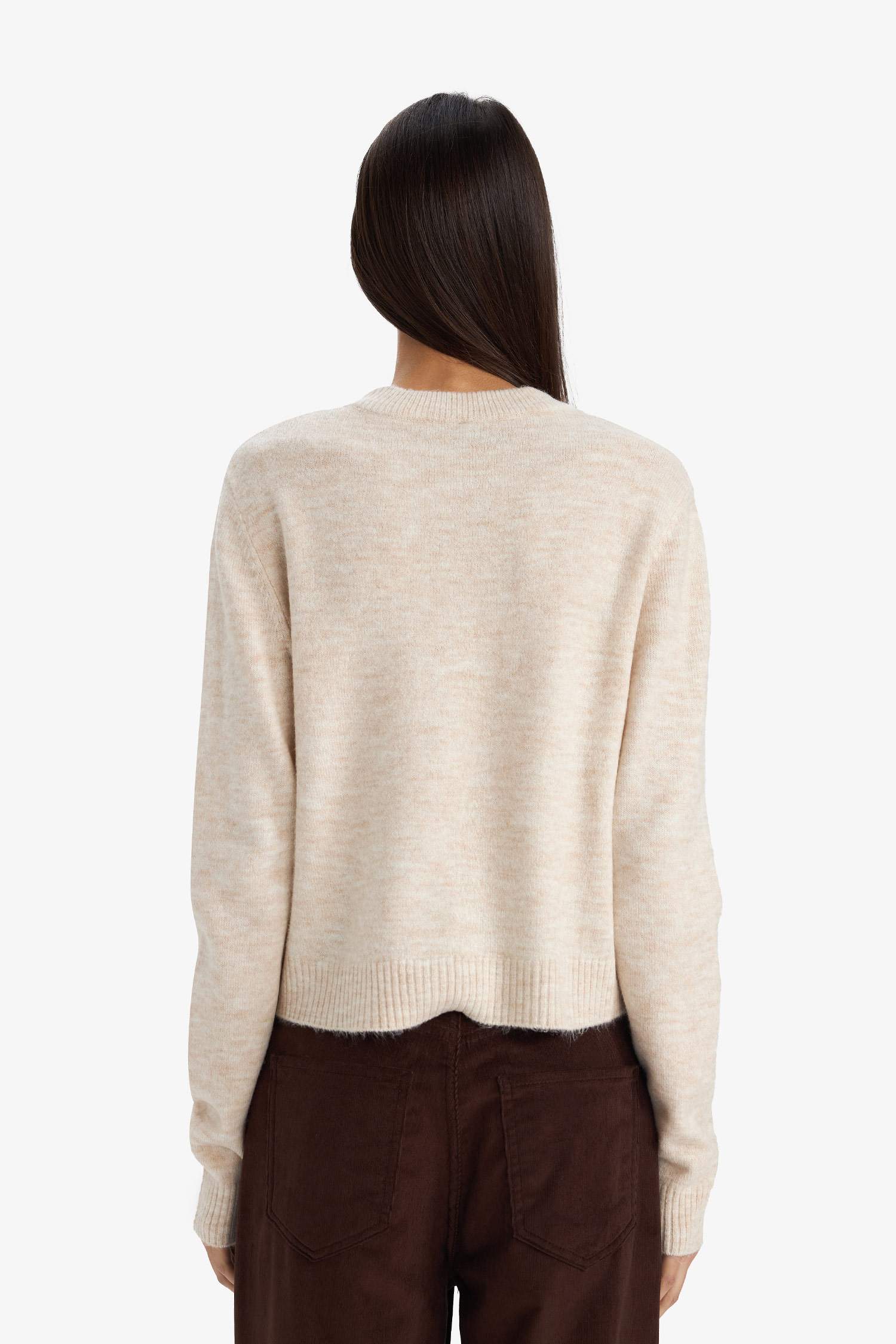 Кардиган Regular Fit с круглым вырезом