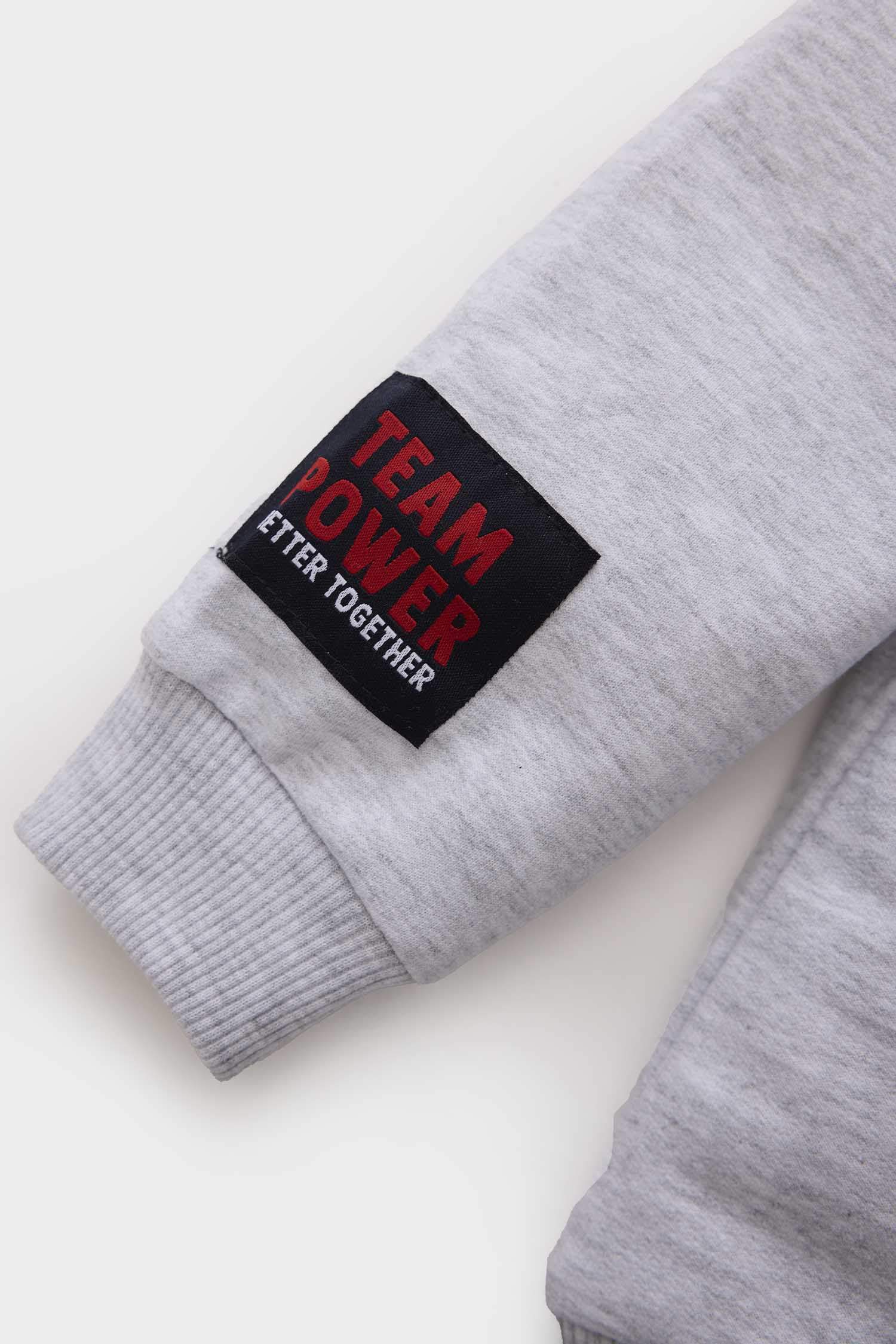 Baby Boy Regular Fit Slogan Printed Sweatshirt Fabric Sweatshirt